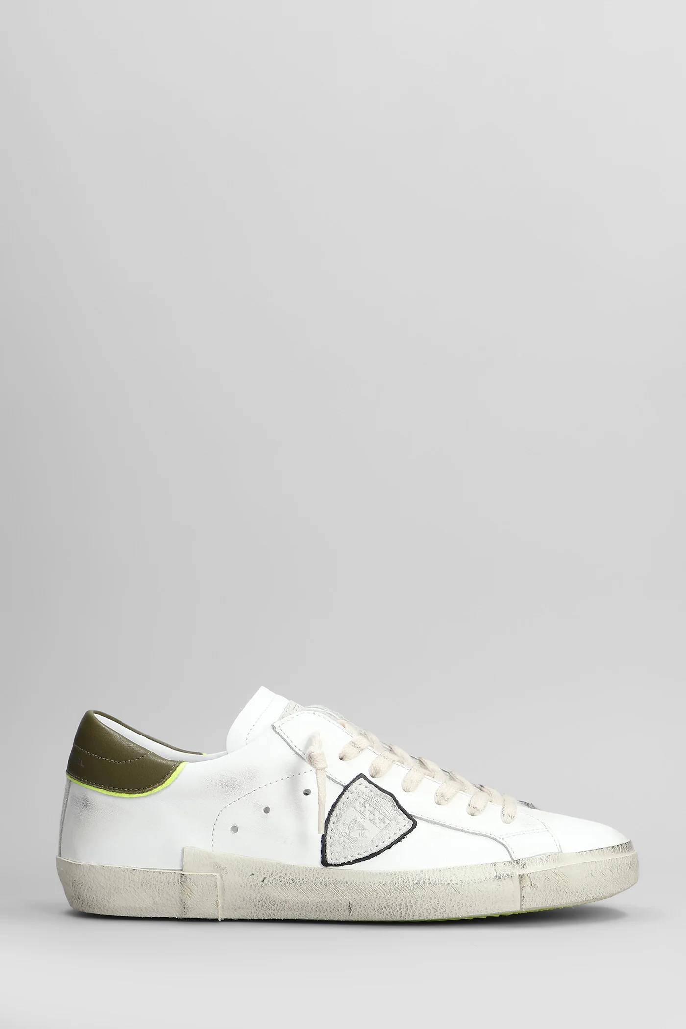 Prsx Low Sneakers in white leather
