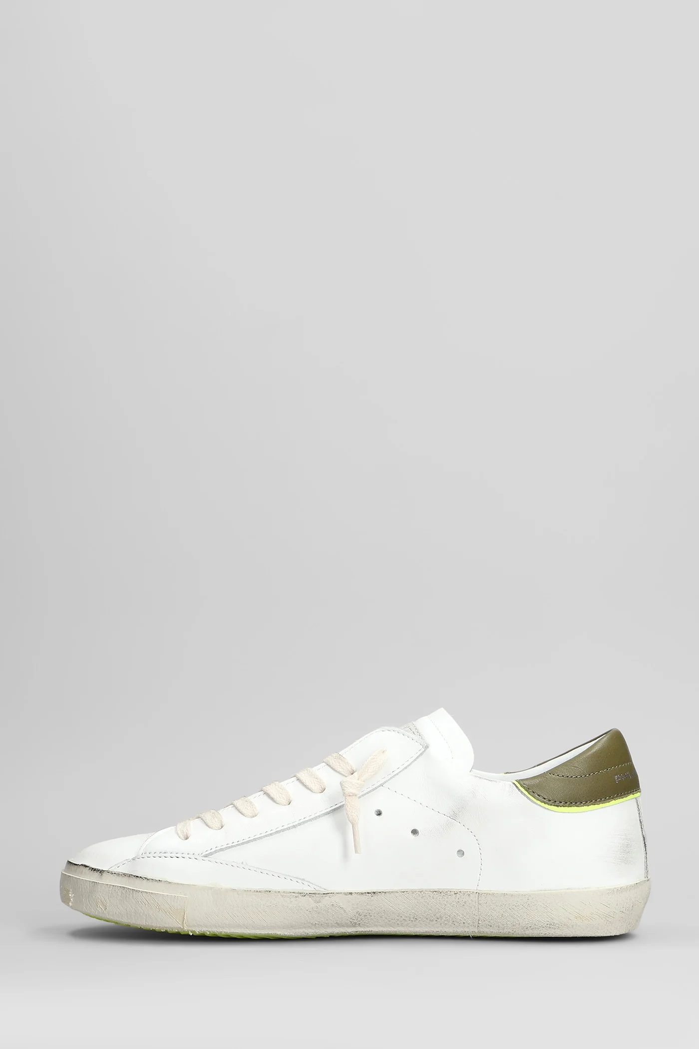Prsx Low Sneakers in white leather - Image 3