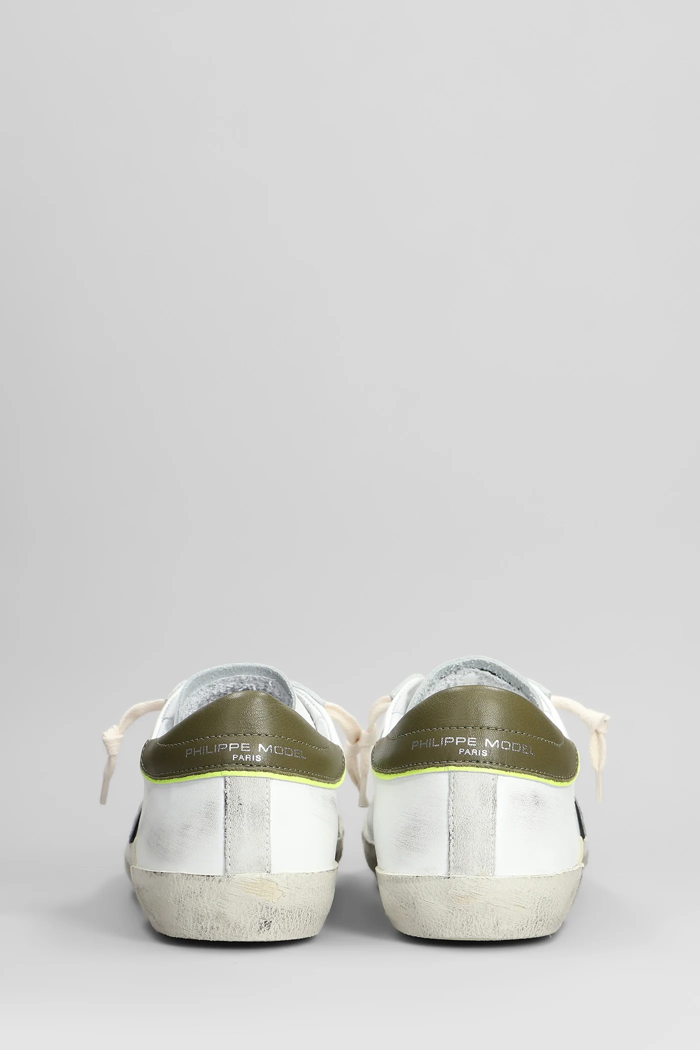 Prsx Low Sneakers in white leather - Image 4