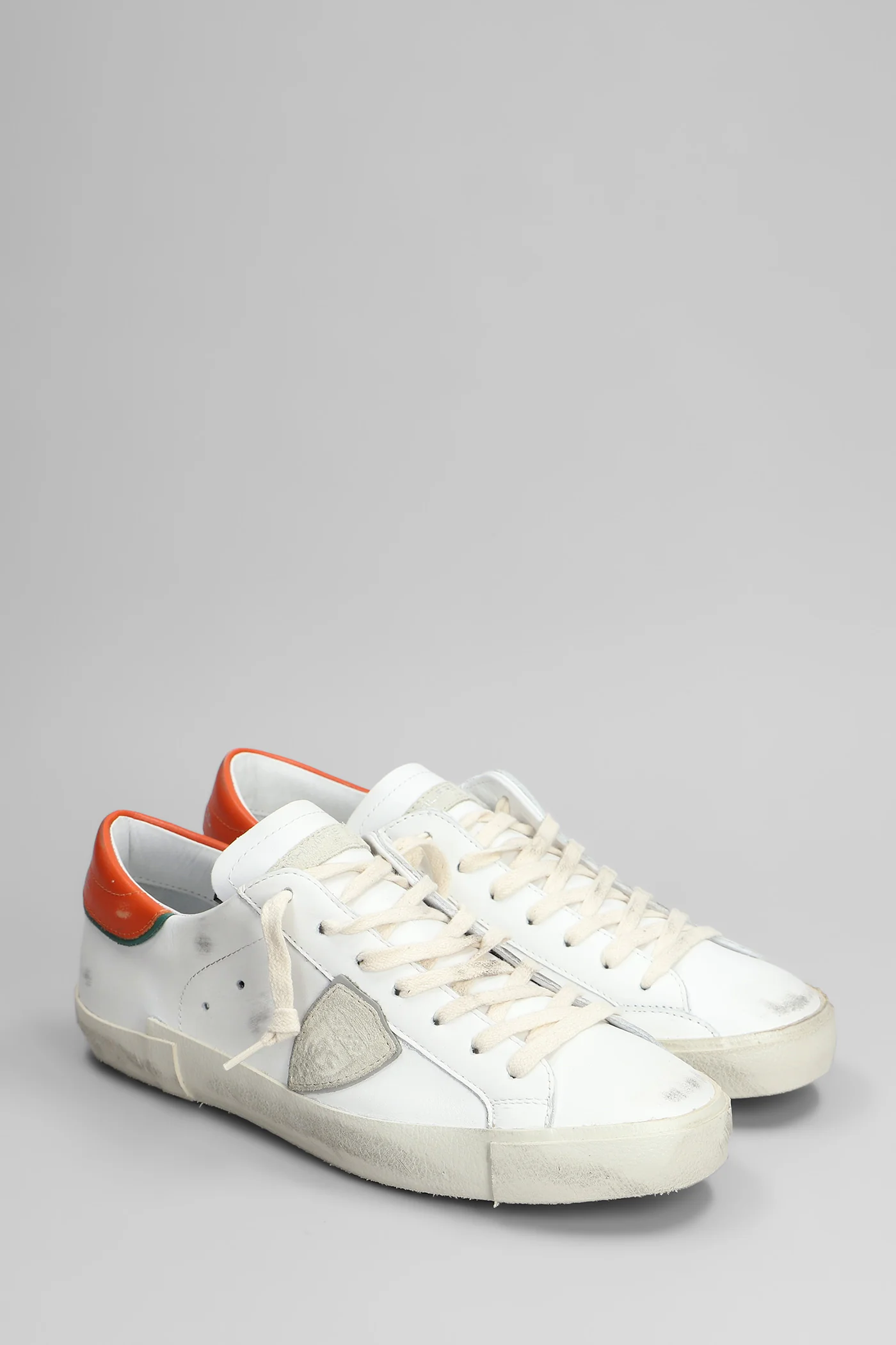 Prsx Low Sneakers in white leather - Image 2