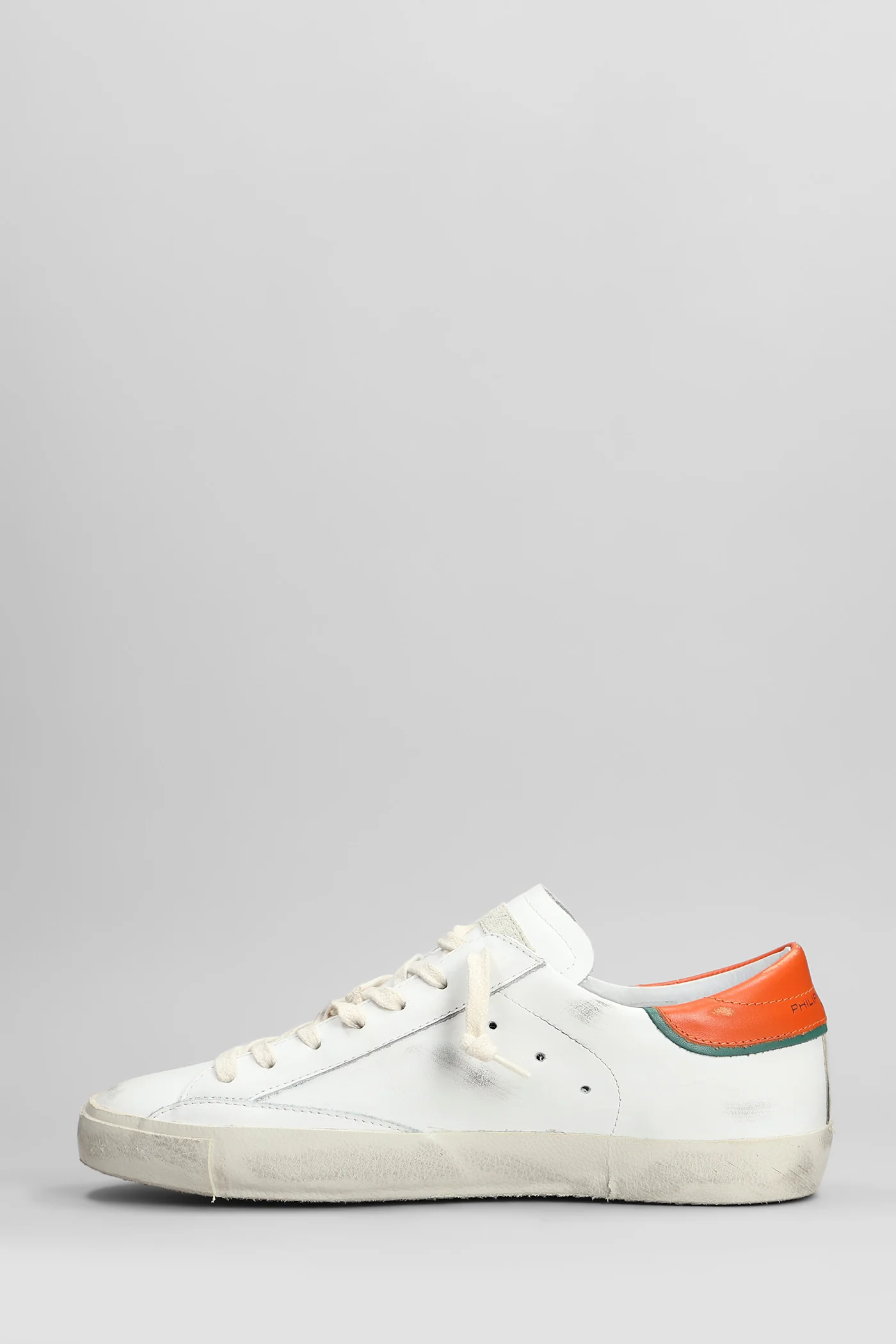 Prsx Low Sneakers in white leather - Image 3