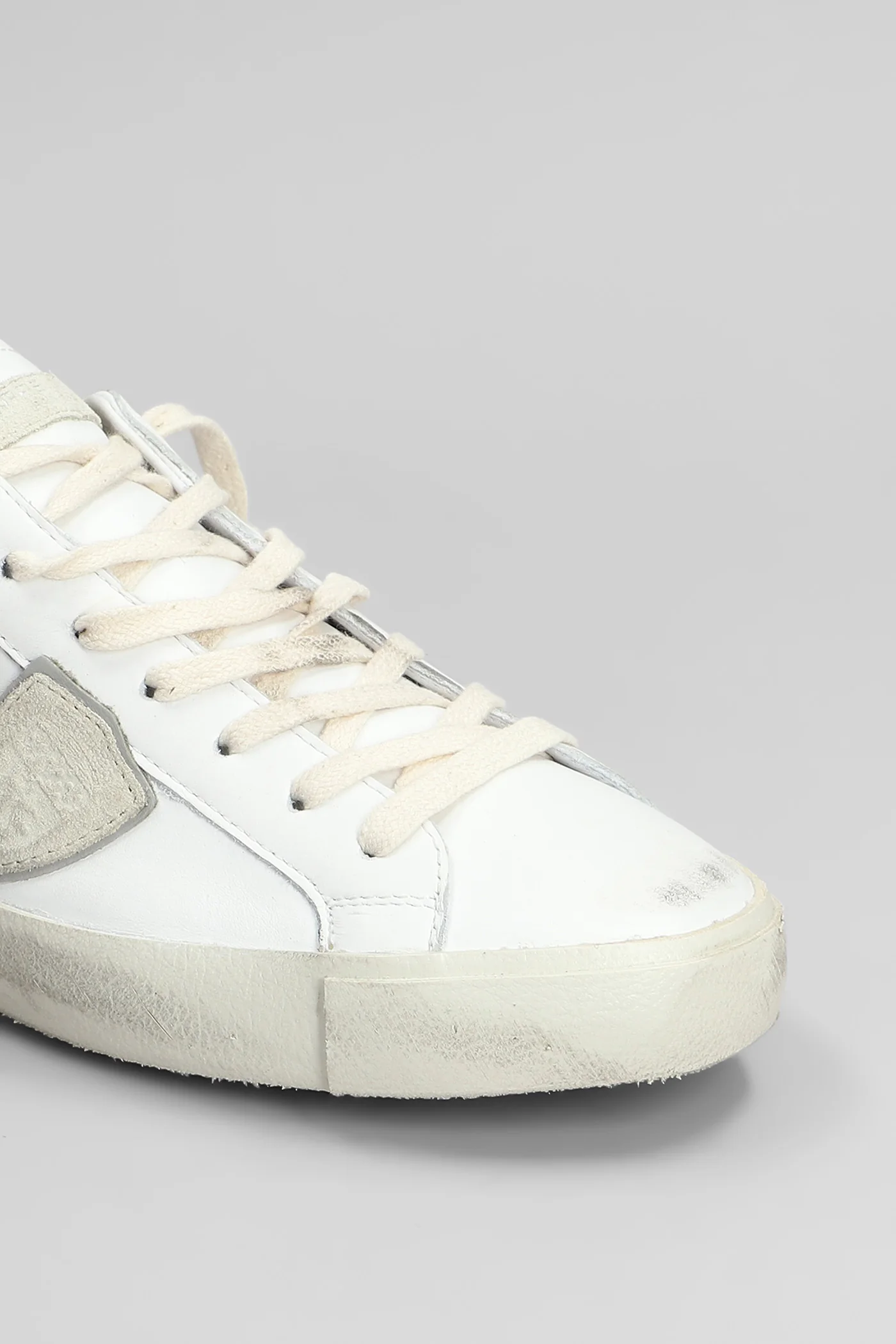 Prsx Low Sneakers in white leather - Image 5