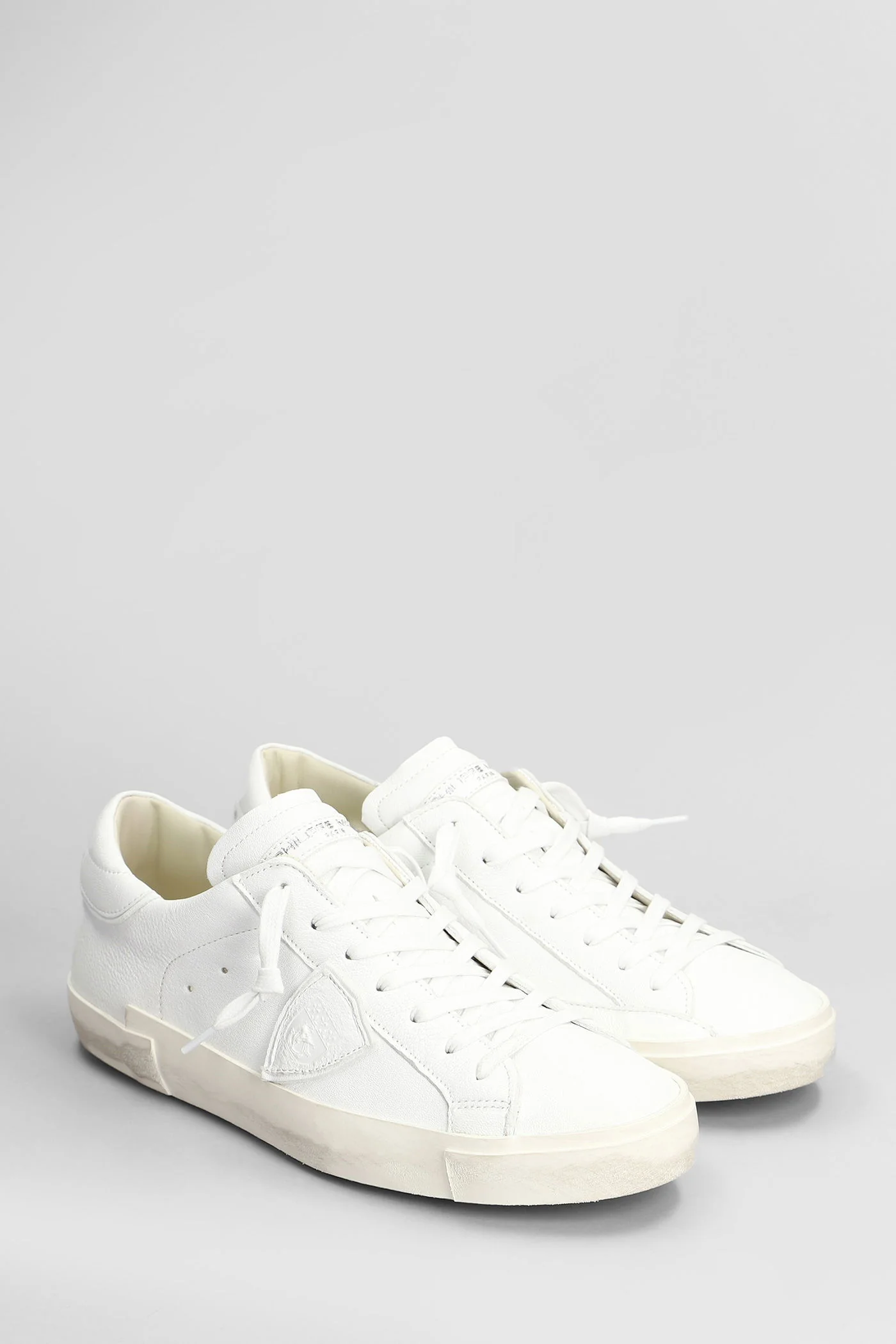 Prsx Low Sneakers in white leather - Image 2