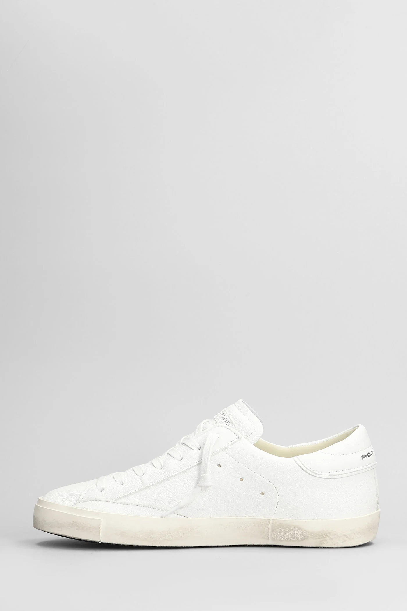Prsx Low Sneakers in white leather - Image 3