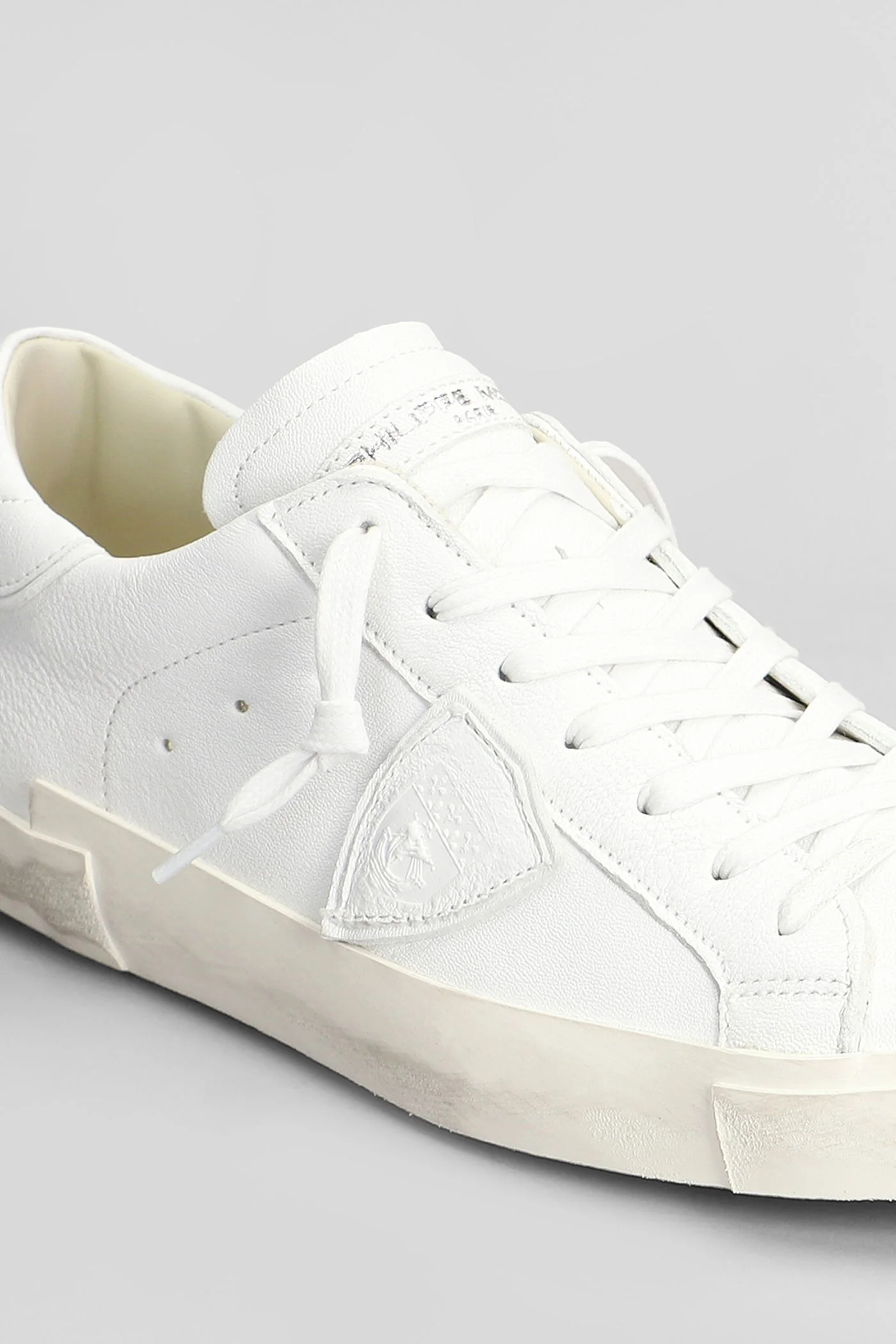 Prsx Low Sneakers in white leather - Image 5