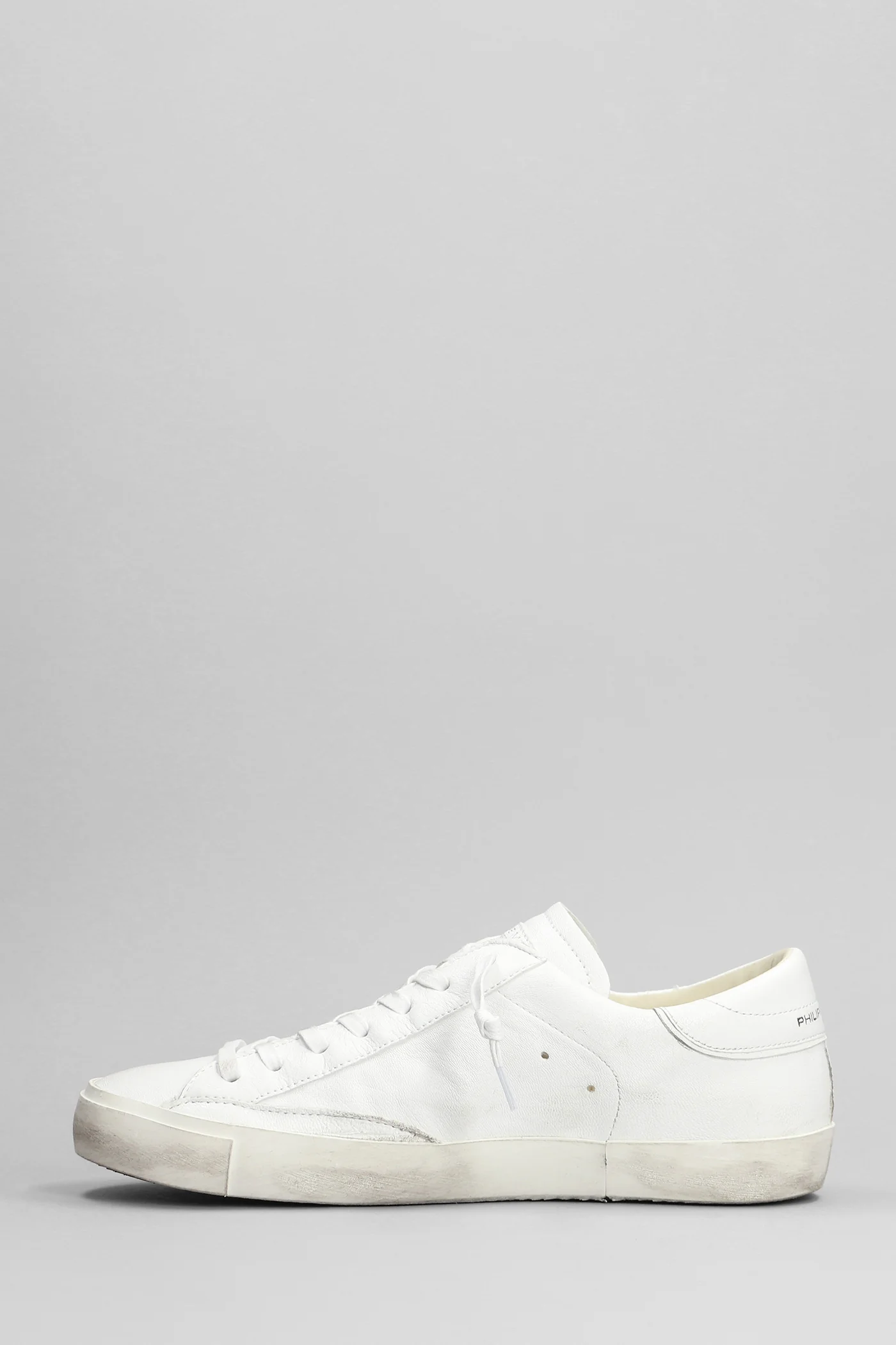 Prsx Low Sneakers in white leather - Image 3