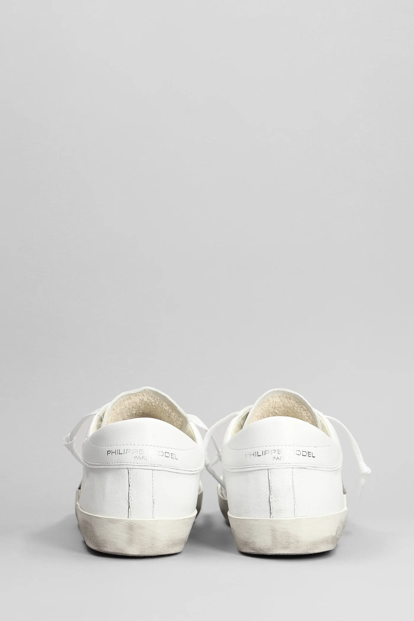 Prsx Low Sneakers in white leather - Image 4