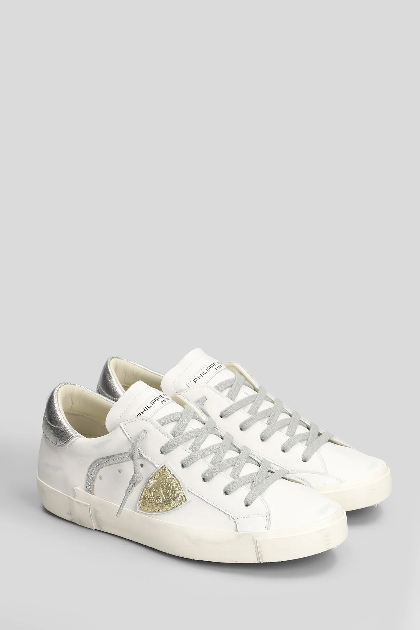 Prsx Low Sneakers in white leather - Image 2