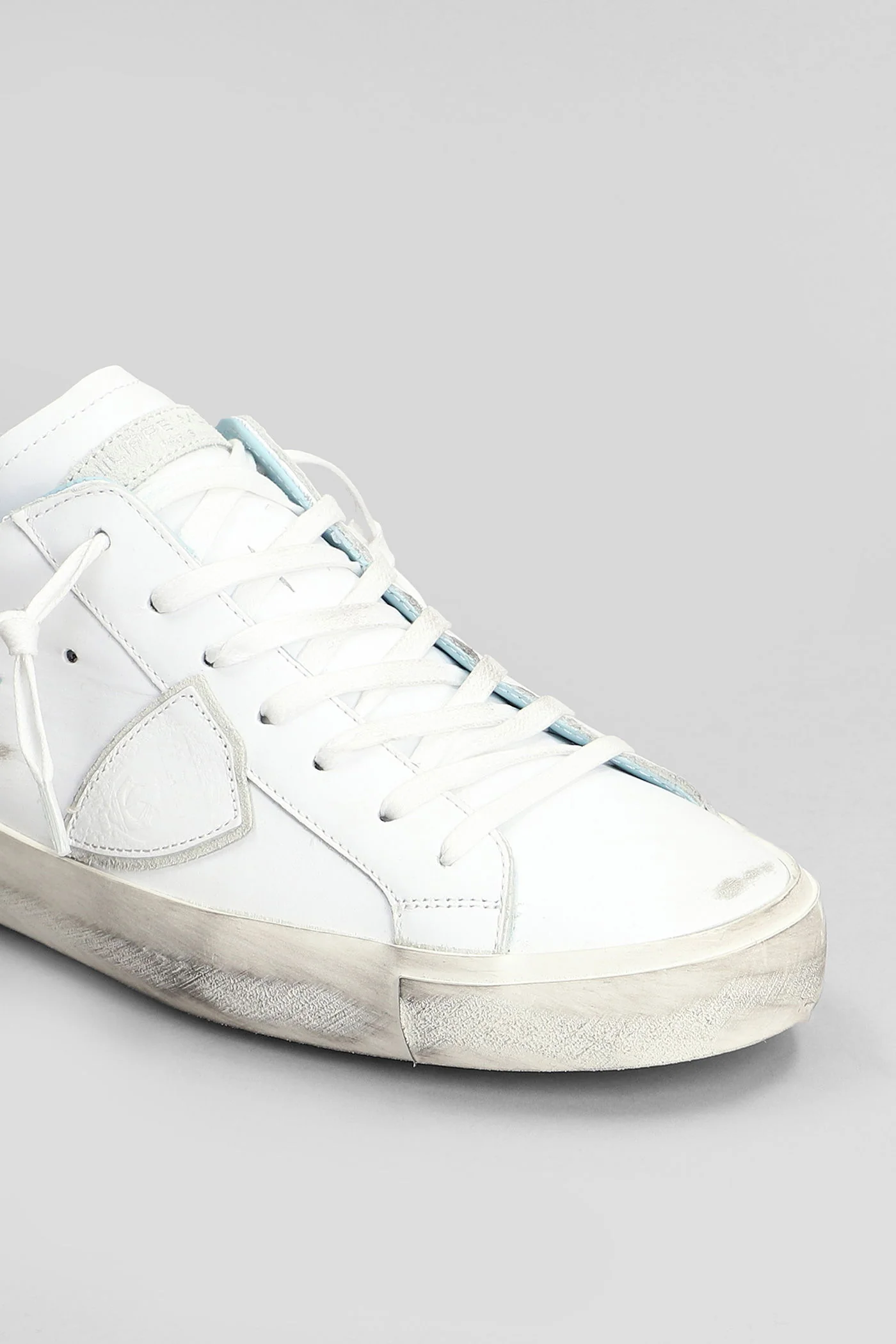 Prsx Low Sneakers in white leather - Image 5