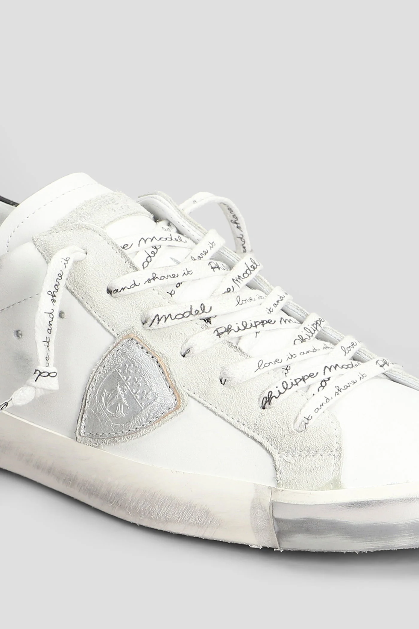 Prsx Low Sneakers in white leather - Image 5