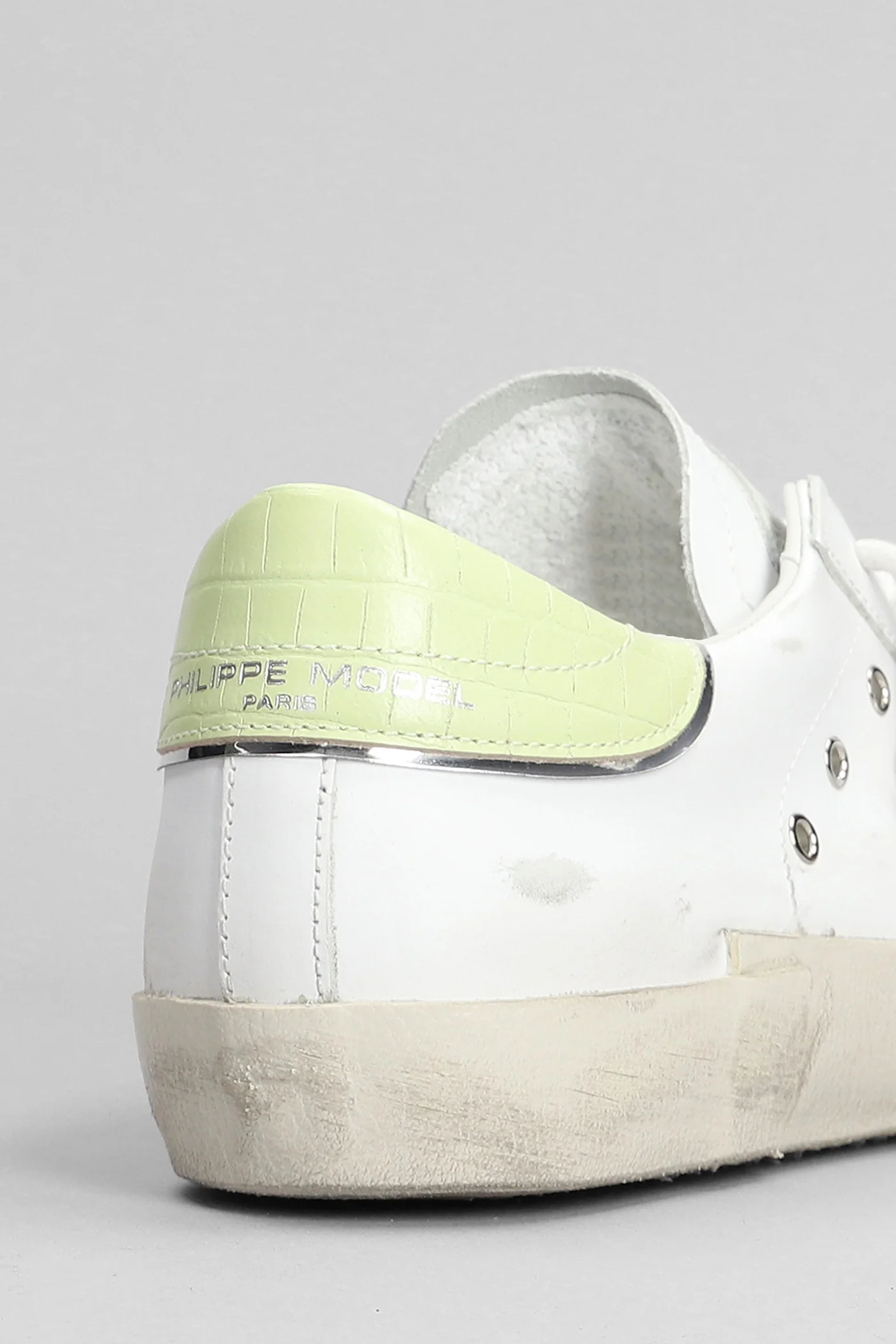 Prsx Low Sneakers in white leather - Image 5
