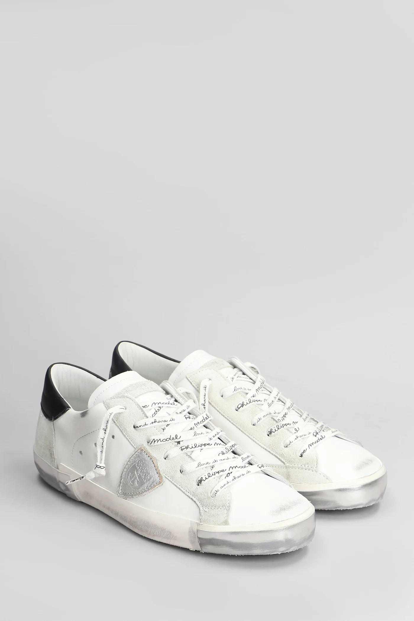 Prsx Low Sneakers in white leather - Image 2
