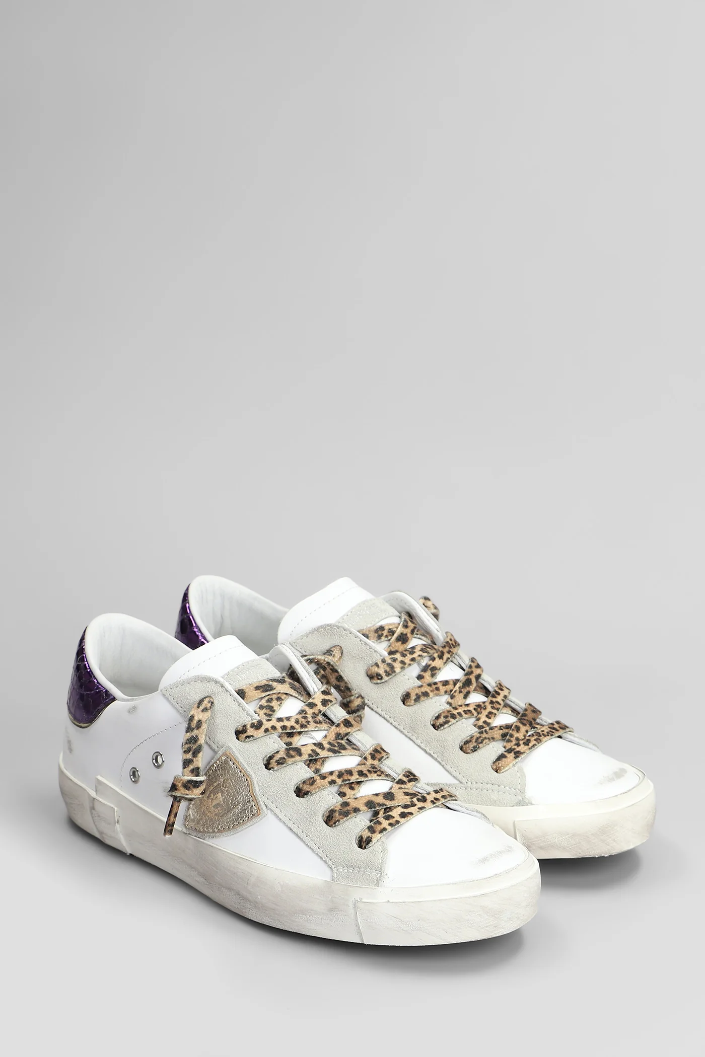 Prsx Low Sneakers in white leather - Image 2