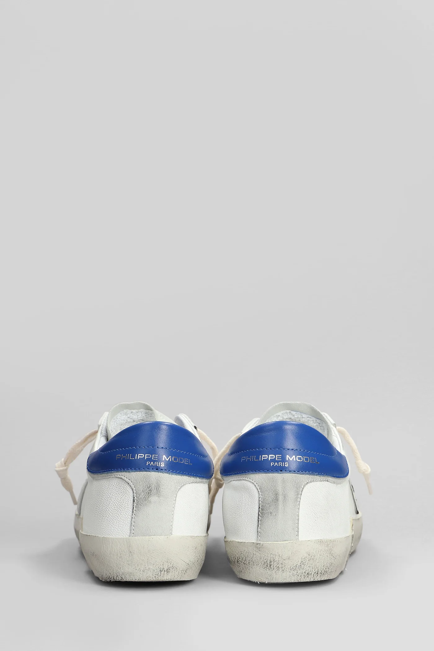 Prsx Low Sneakers in white suede and leather - Image 4