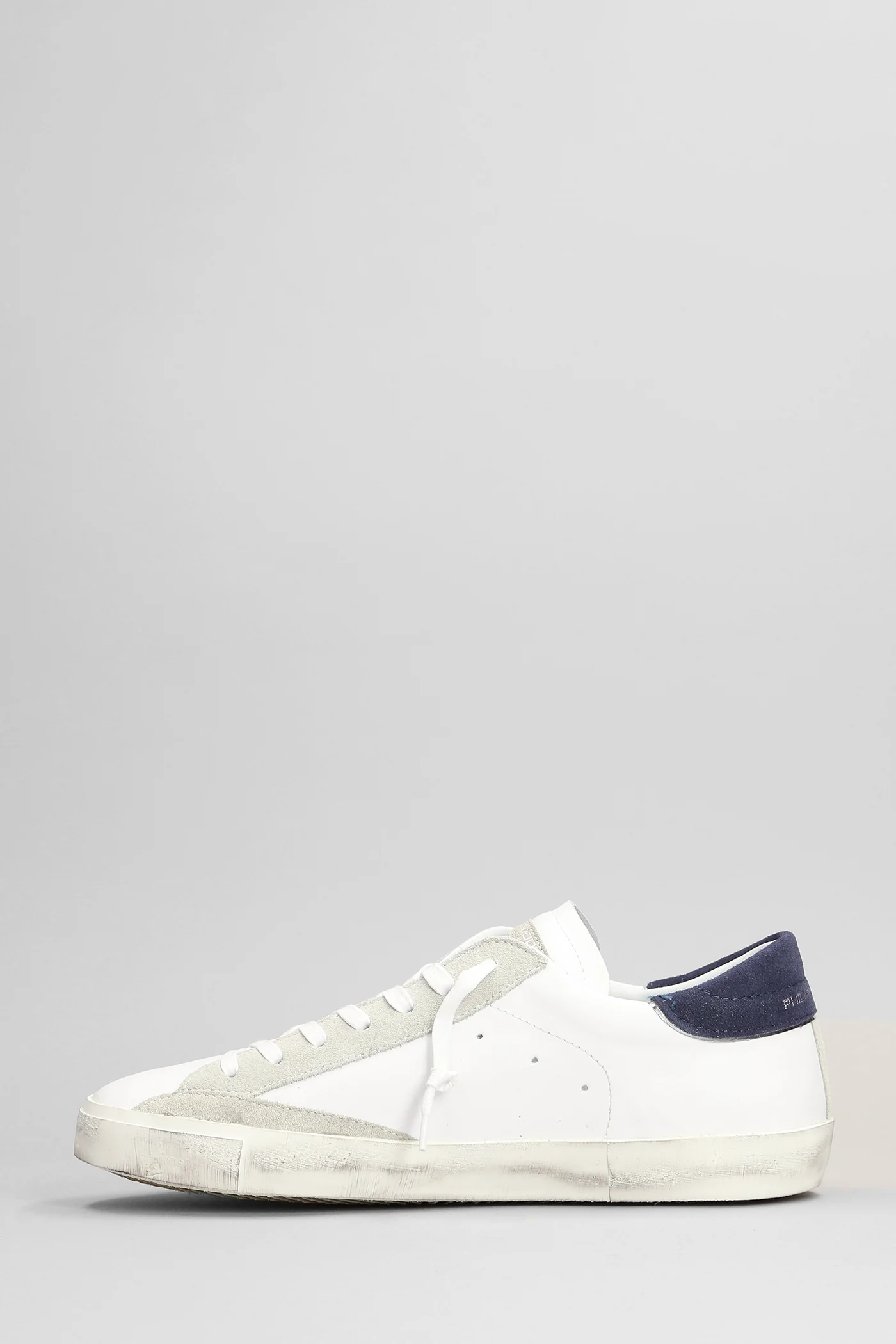 Prxs Sneakers in white suede and leather - Image 3
