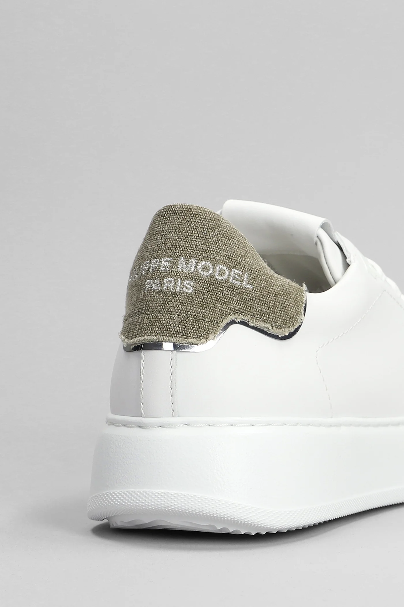 Temple Low Sneakers in white leather - Image 5