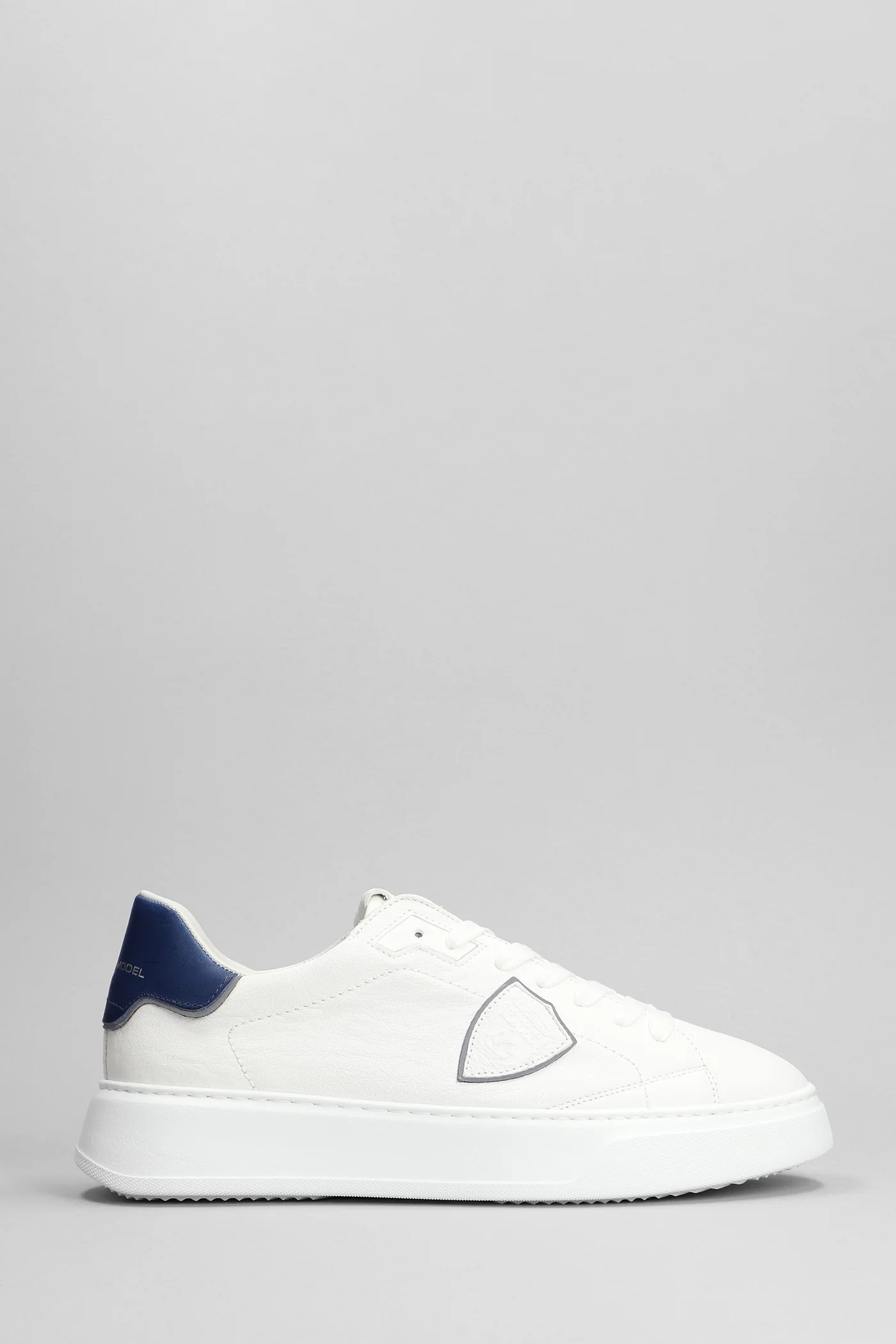 Temple Low Sneakers in white leather