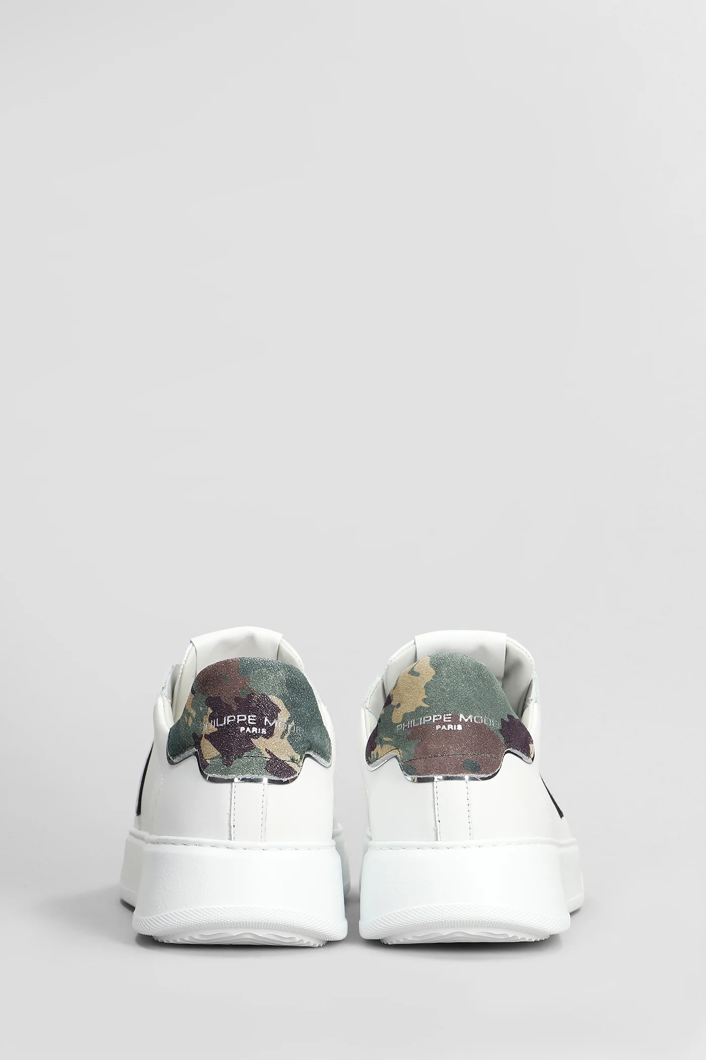 Temple Low Sneakers in white leather - Image 4