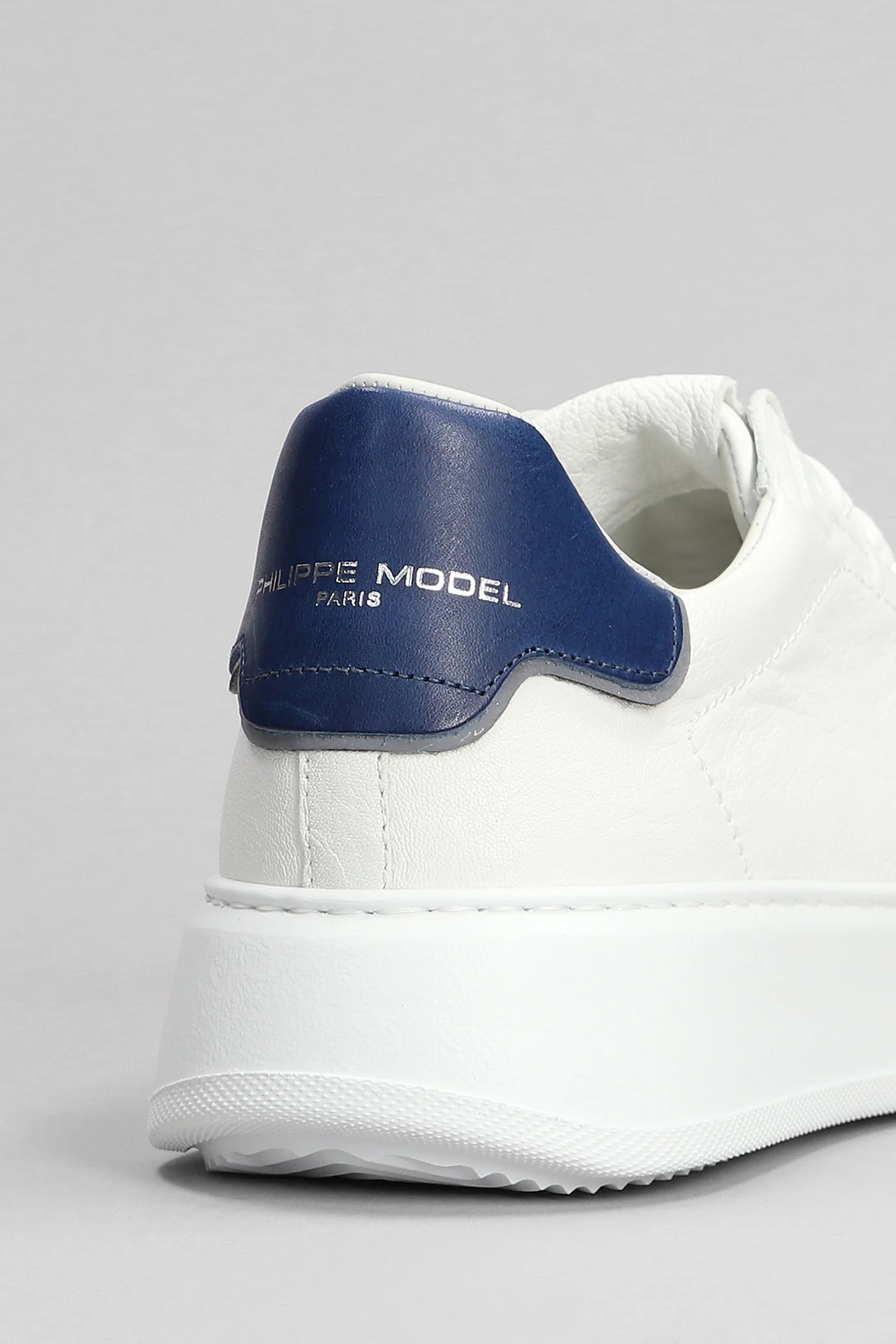Temple Low Sneakers in white leather - Image 5