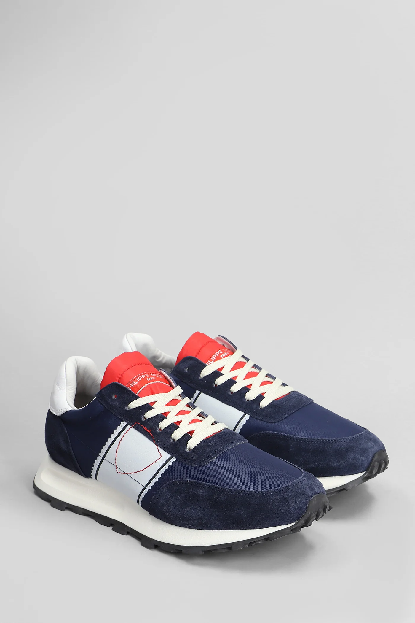 Tour Low Sneakers in blue Suede and fabric - Image 2