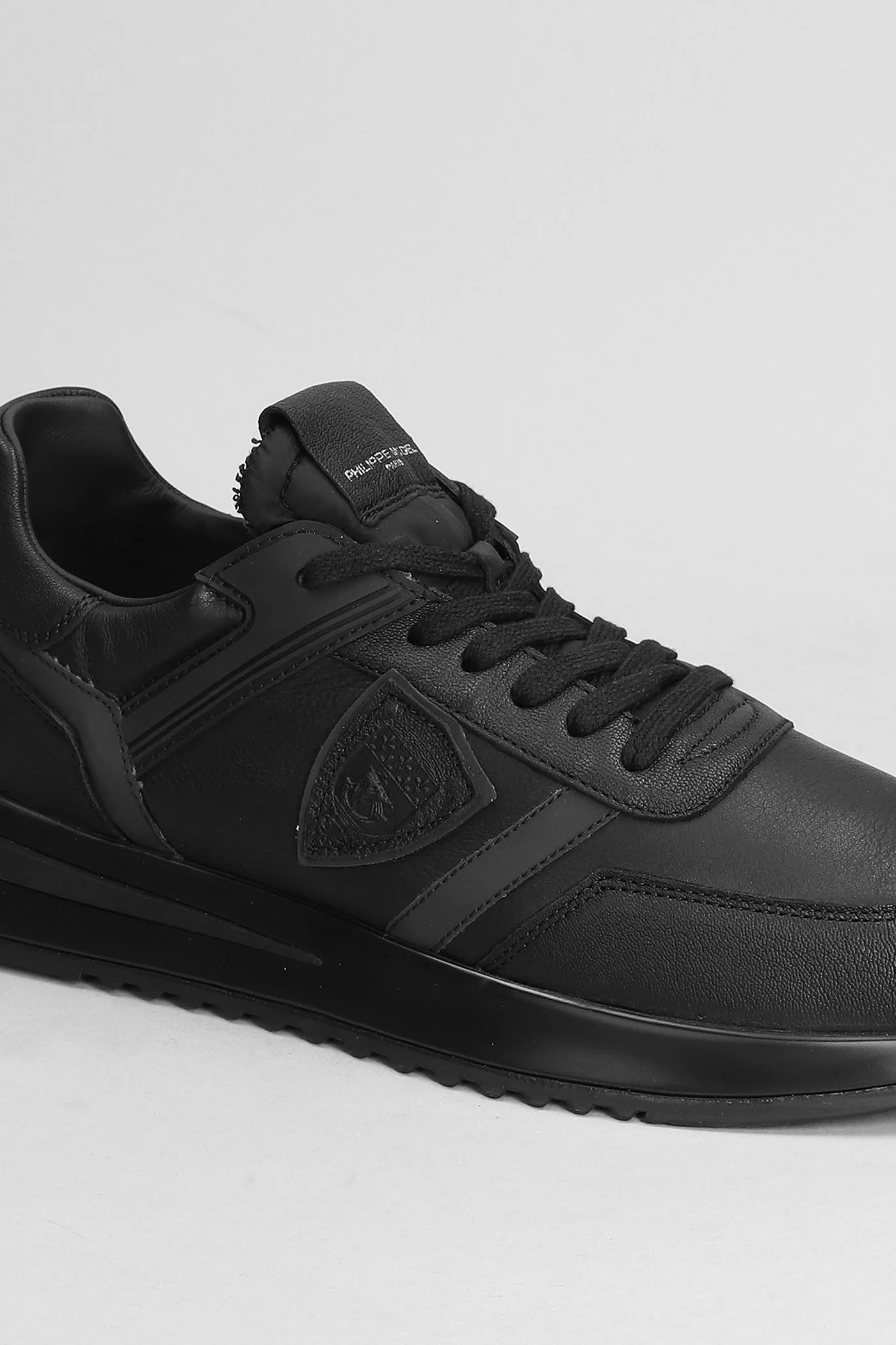 Trop Low Sneakers in black leather - Image 5