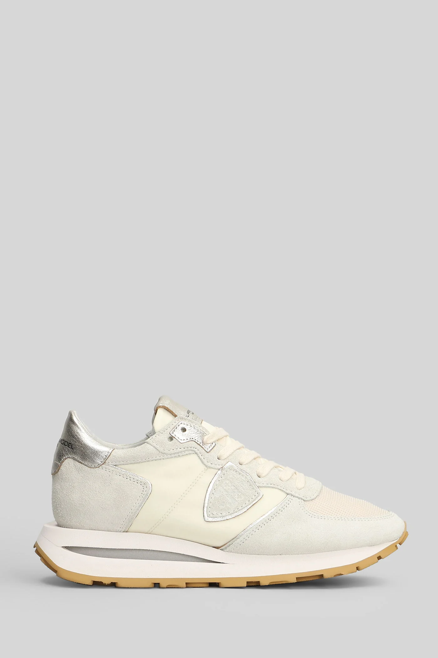 Tropez Haute Sneakers in beige Suede and fabric - Image 36
