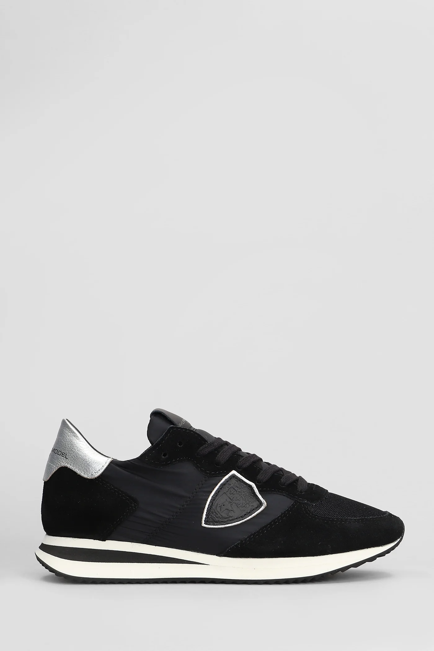 Trpx Low Sneakers in black Suede and fabric