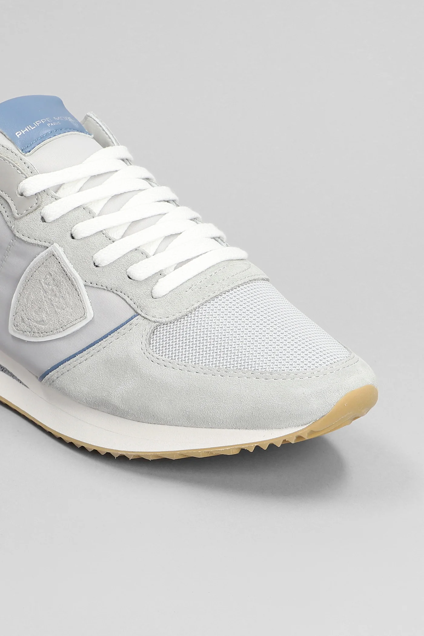 Trpx Low Sneakers in grey Suede and fabric - Image 5