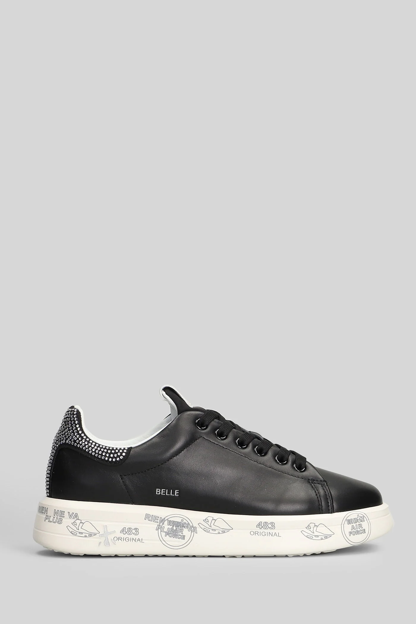 Belle Sneakers in black leather