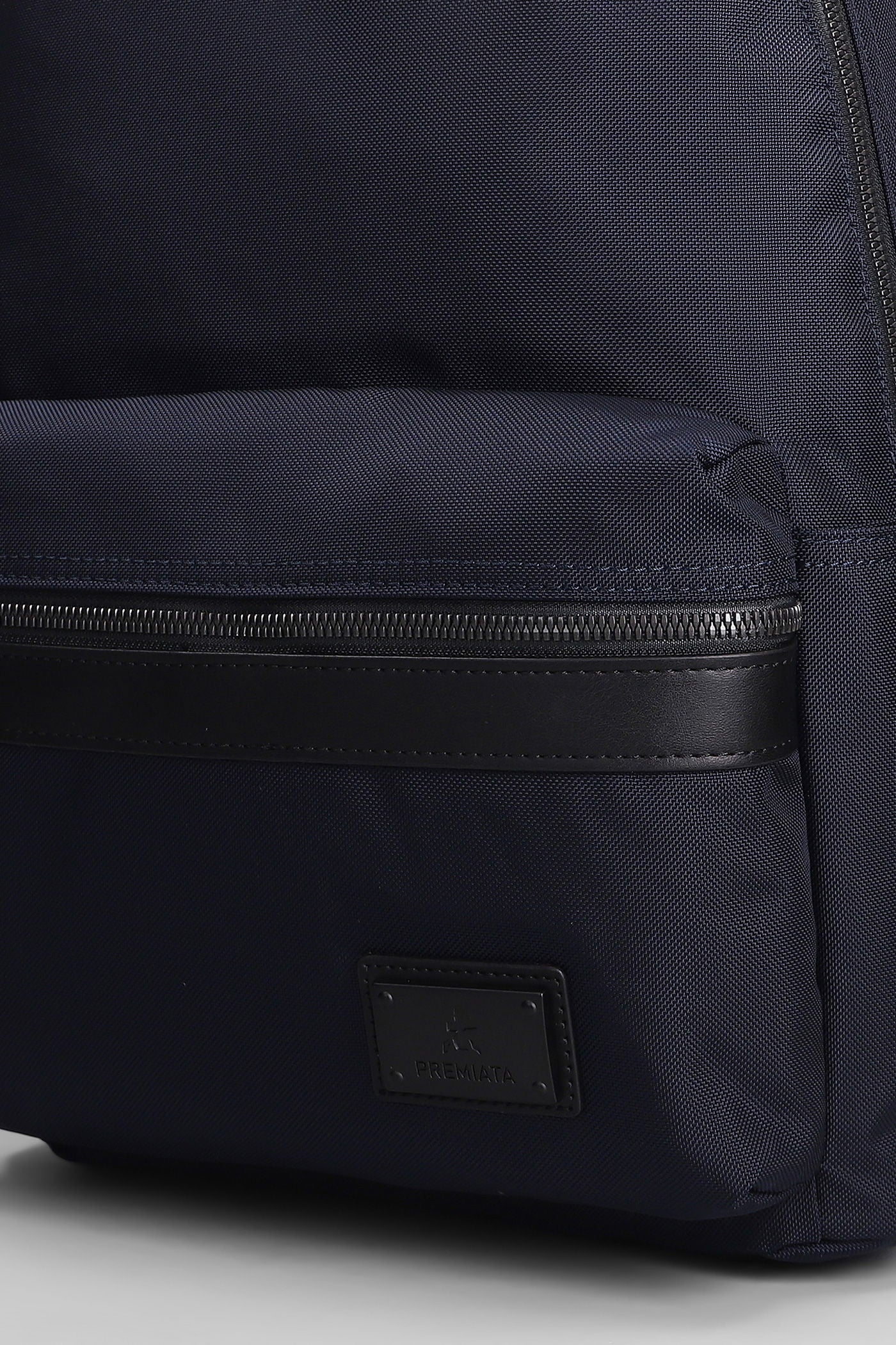 Blade Backpack in blue nylon - Image 4