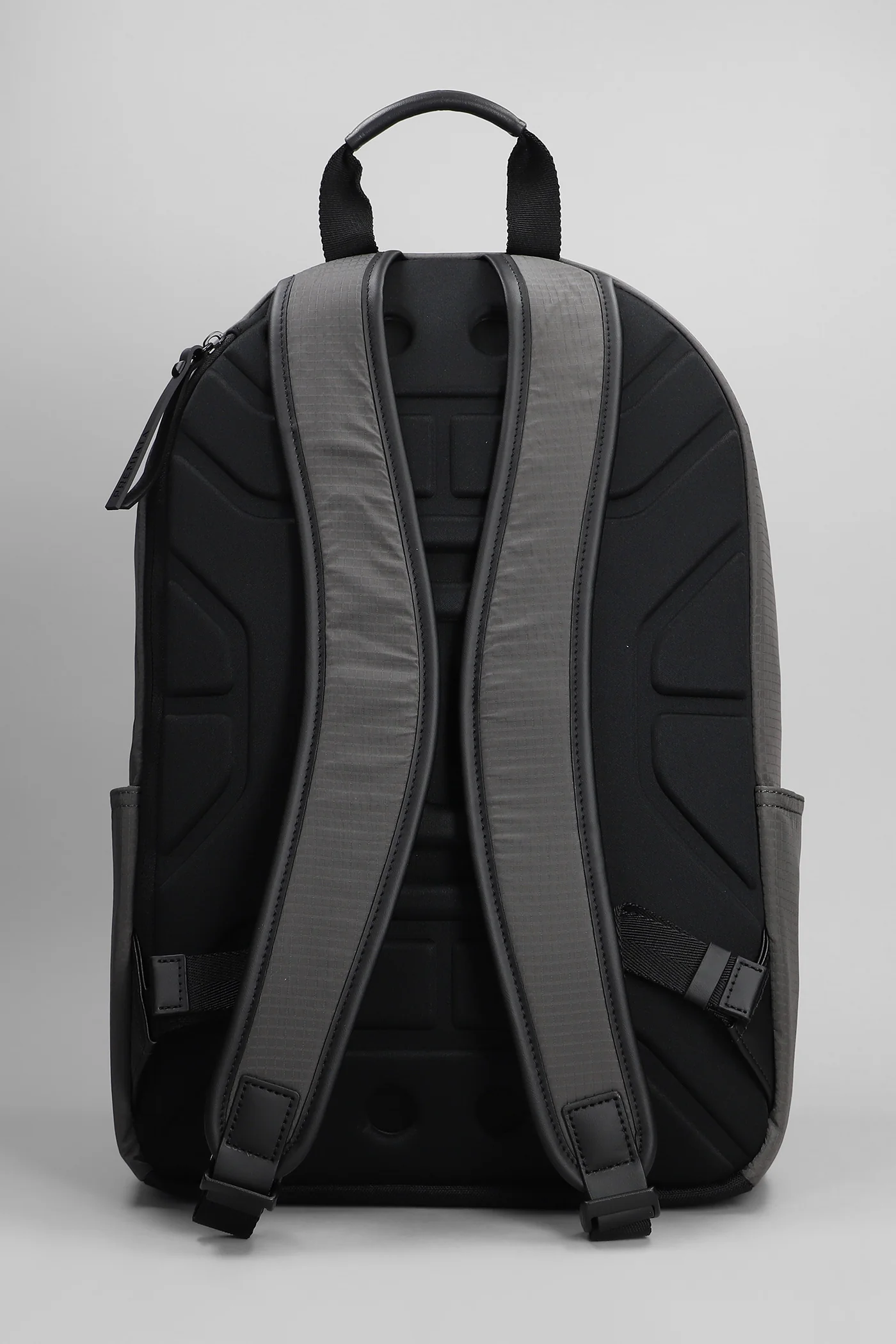 Blade Backpack in grey nylon - Image 3