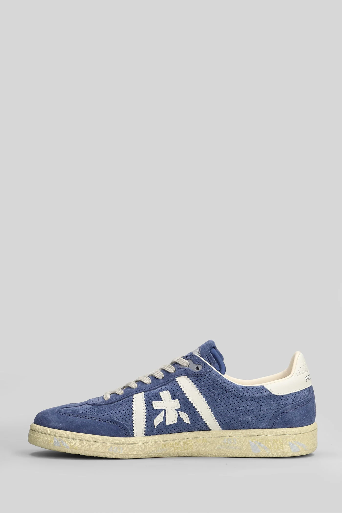 Bonnie Sneakers in cyan suede - Image 3