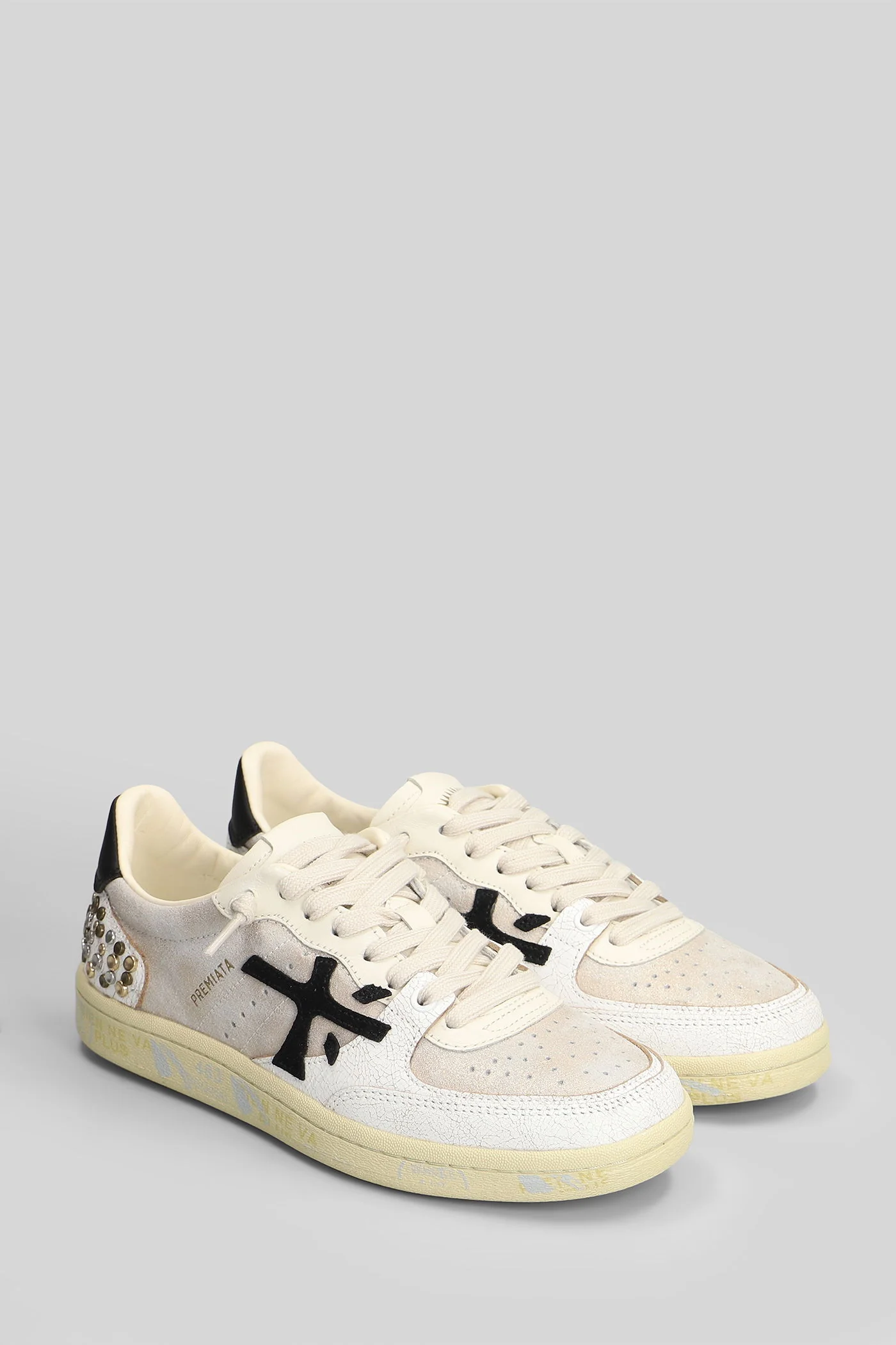 Bsktclayd Sneakers in white leather - Image 2