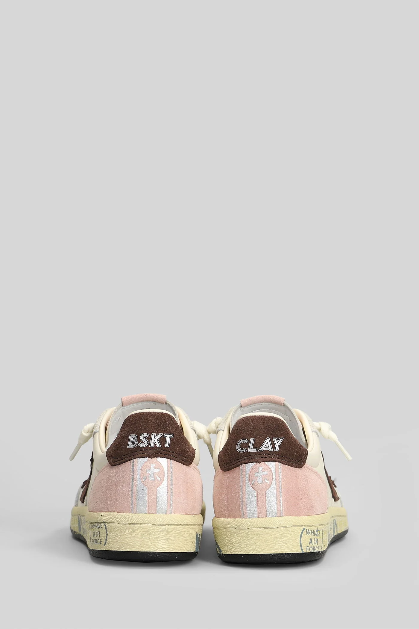 Bstkclayd Sneakers in beige suede and leather - Image 4