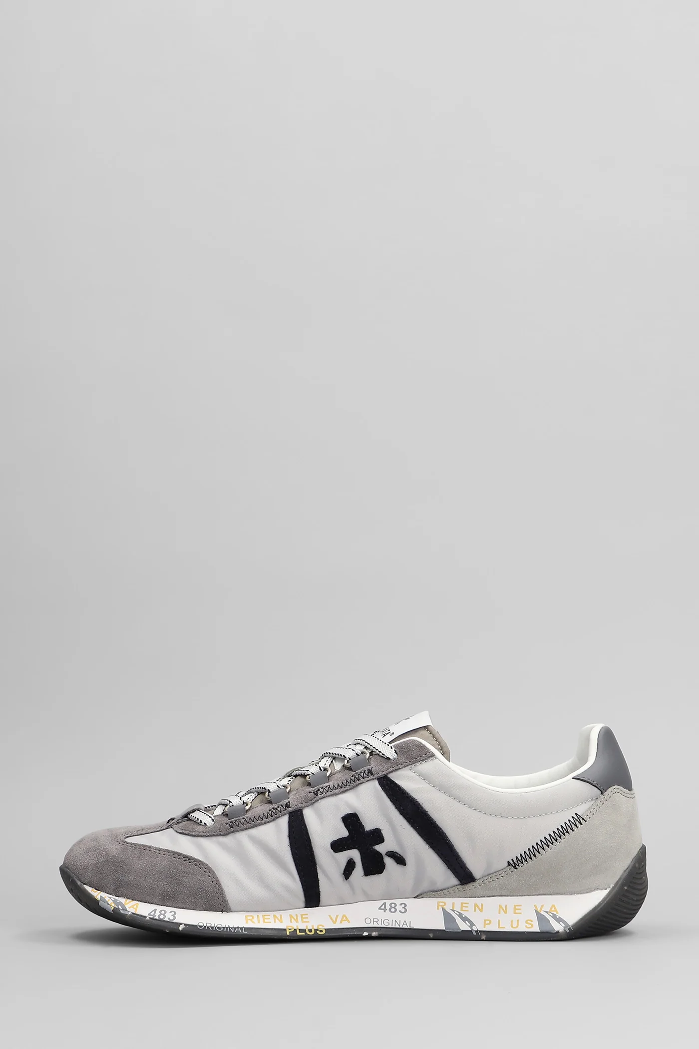 Jackyx Sneakers in grey Suede and fabric - Image 3