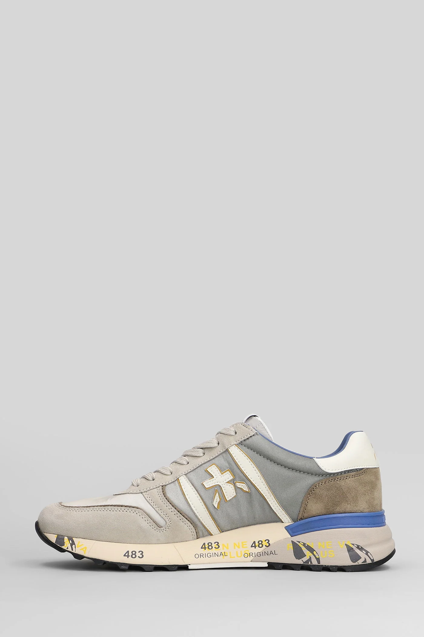 Lander Sneakers in beige Suede and fabric - Image 3