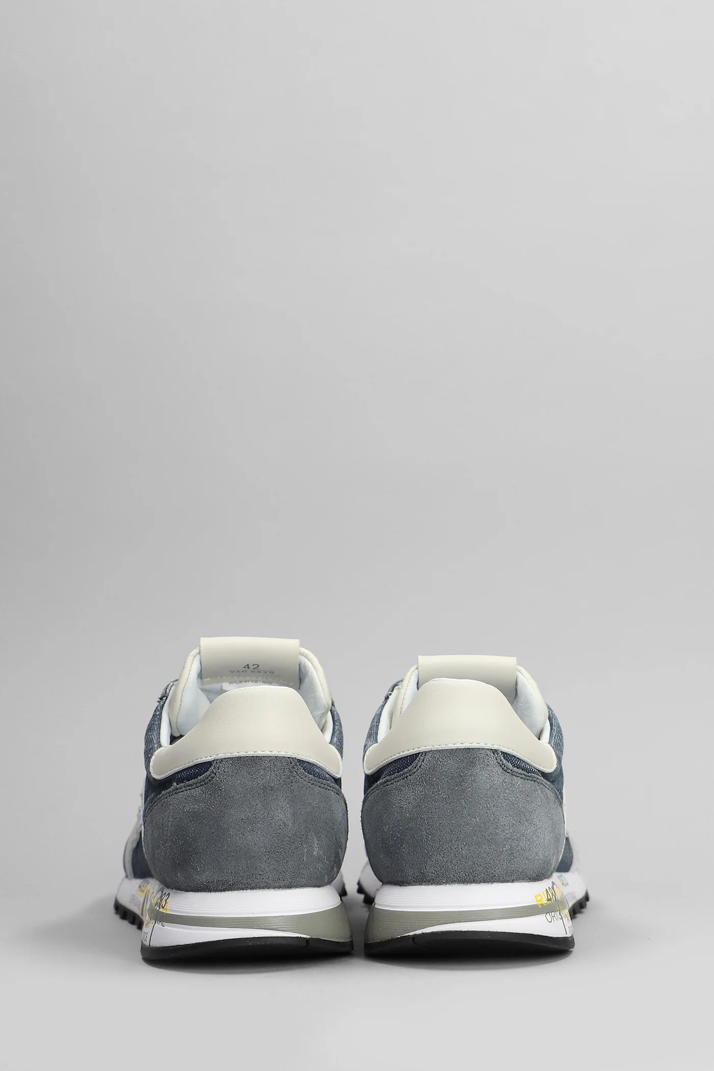 Lucy Sneakers in blue Suede and fabric - Image 4
