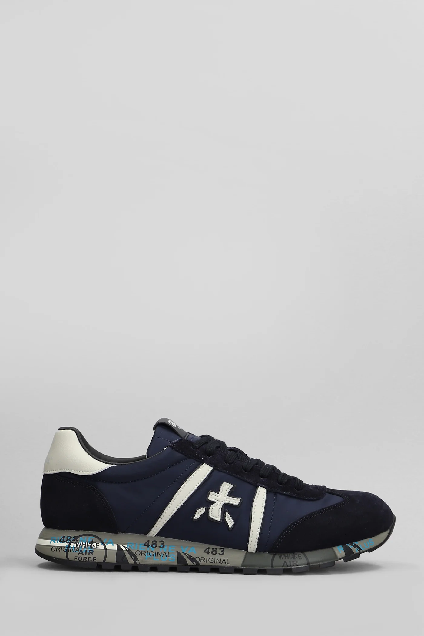 Lucy Sneakers in blue Suede and fabric