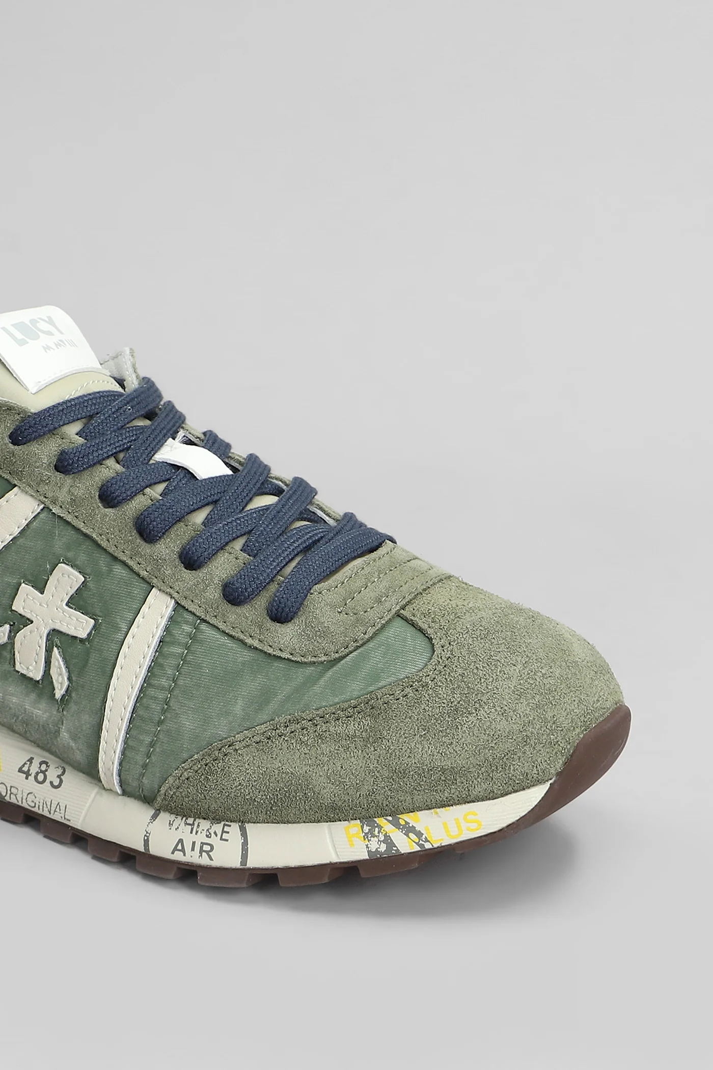 Lucy Sneakers in green Suede and fabric - Image 5