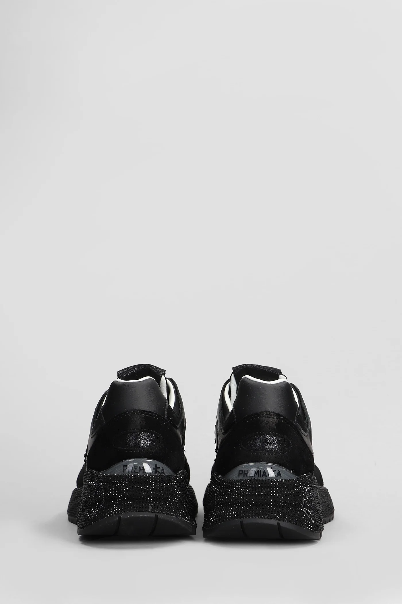 Mase Sneakers in black Suede and fabric - Image 4