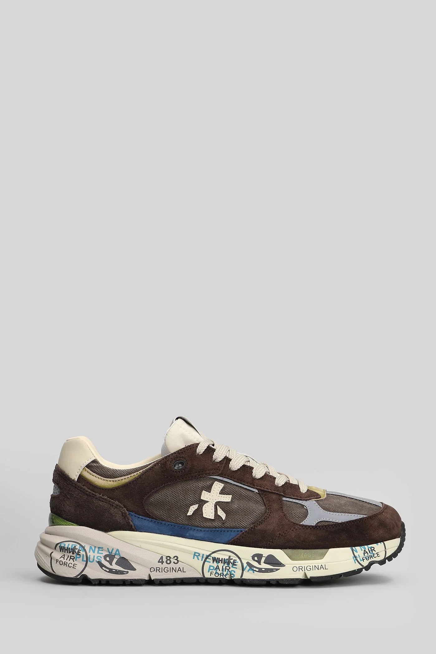 Mase Sneakers in brown Suede and fabric