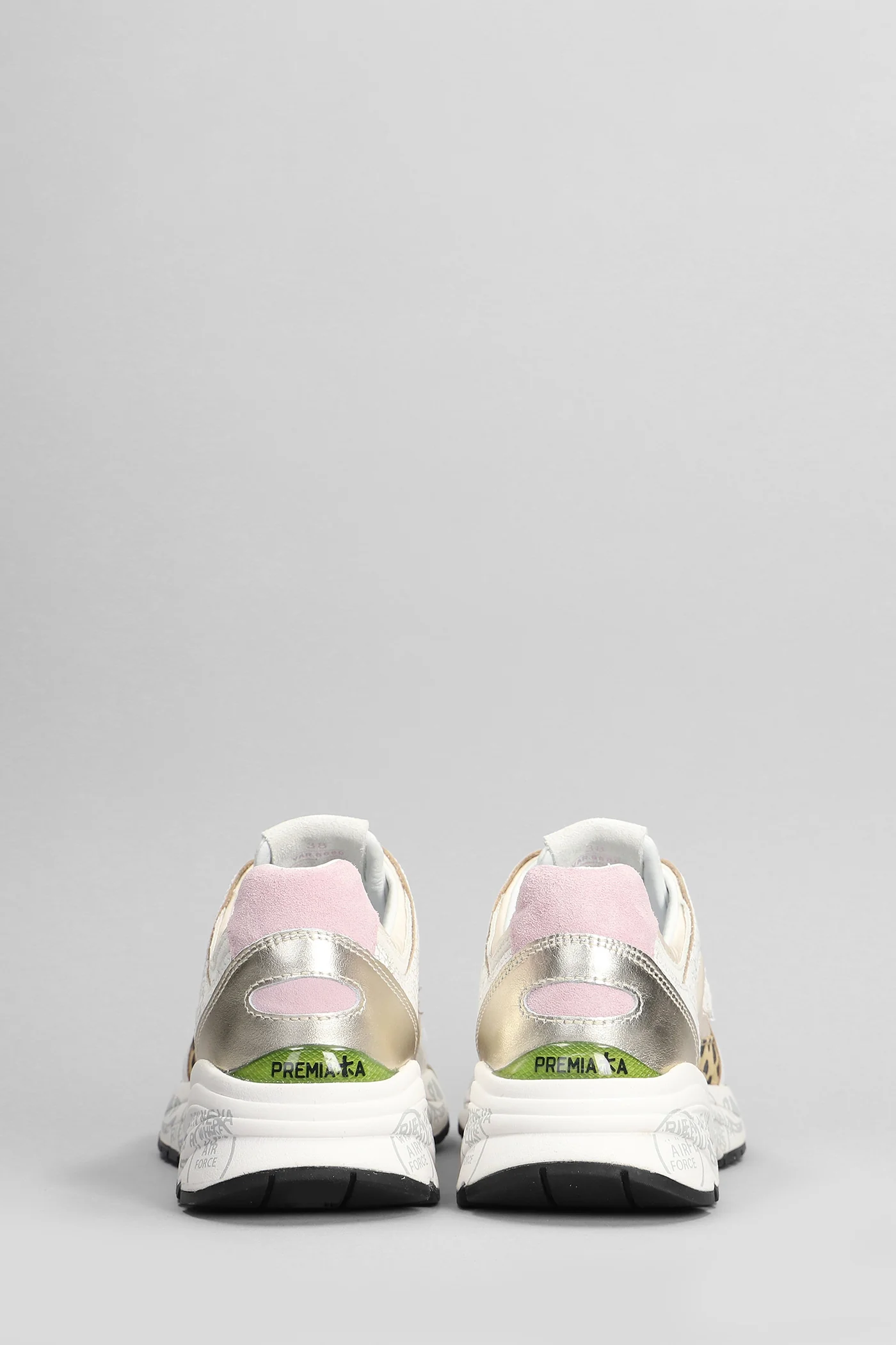 Mase Sneakers in white suede and leather - Image 4