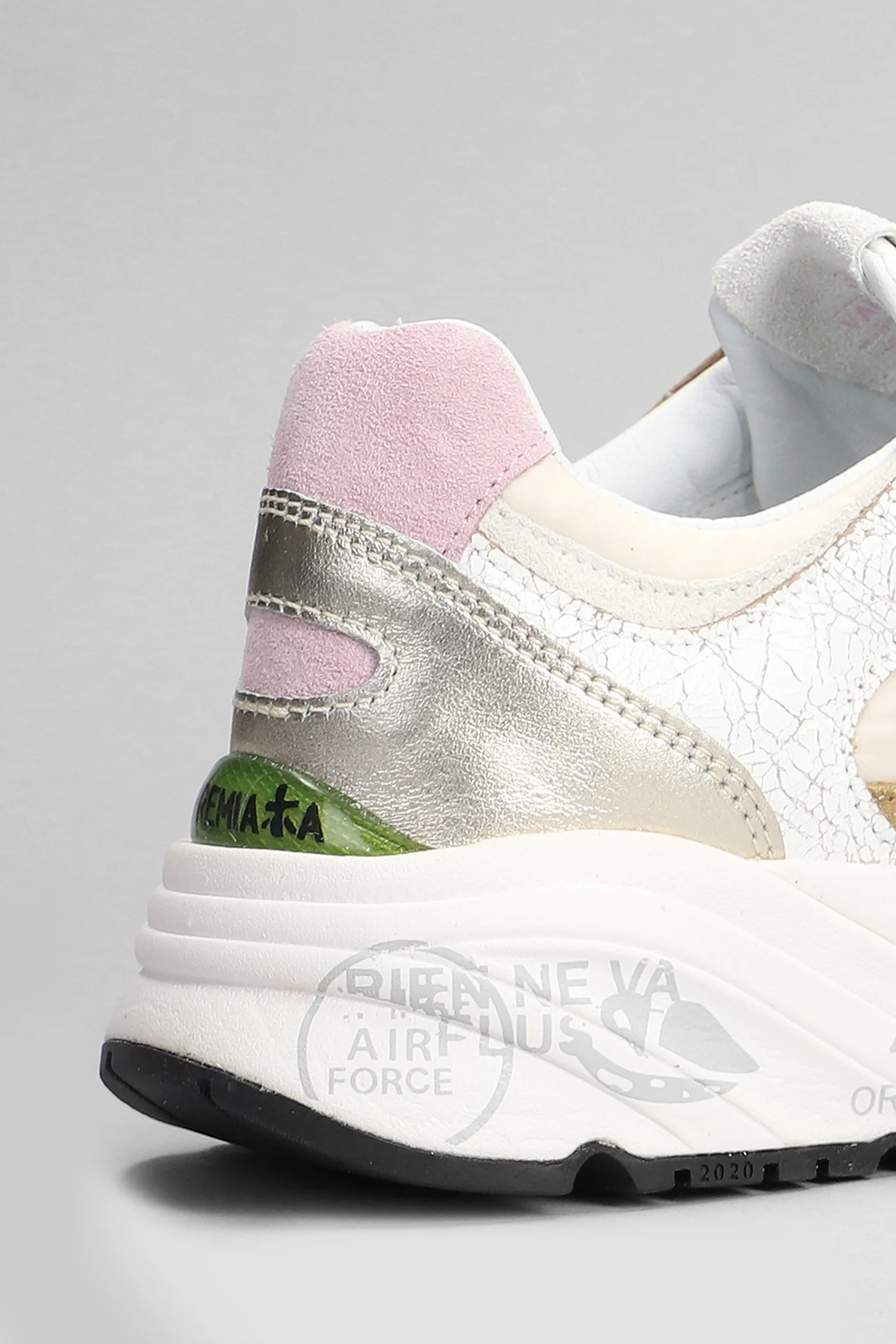 Mase Sneakers in white suede and leather - Image 5