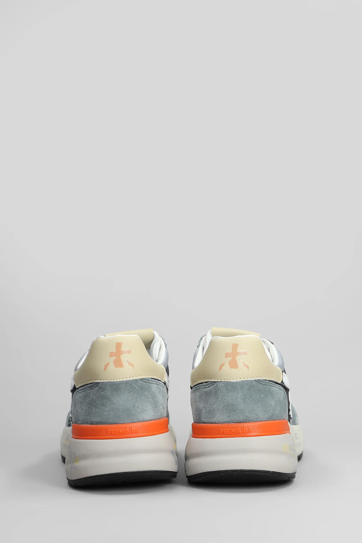 Mick Sneakers in grey Suede and fabric - Image 4