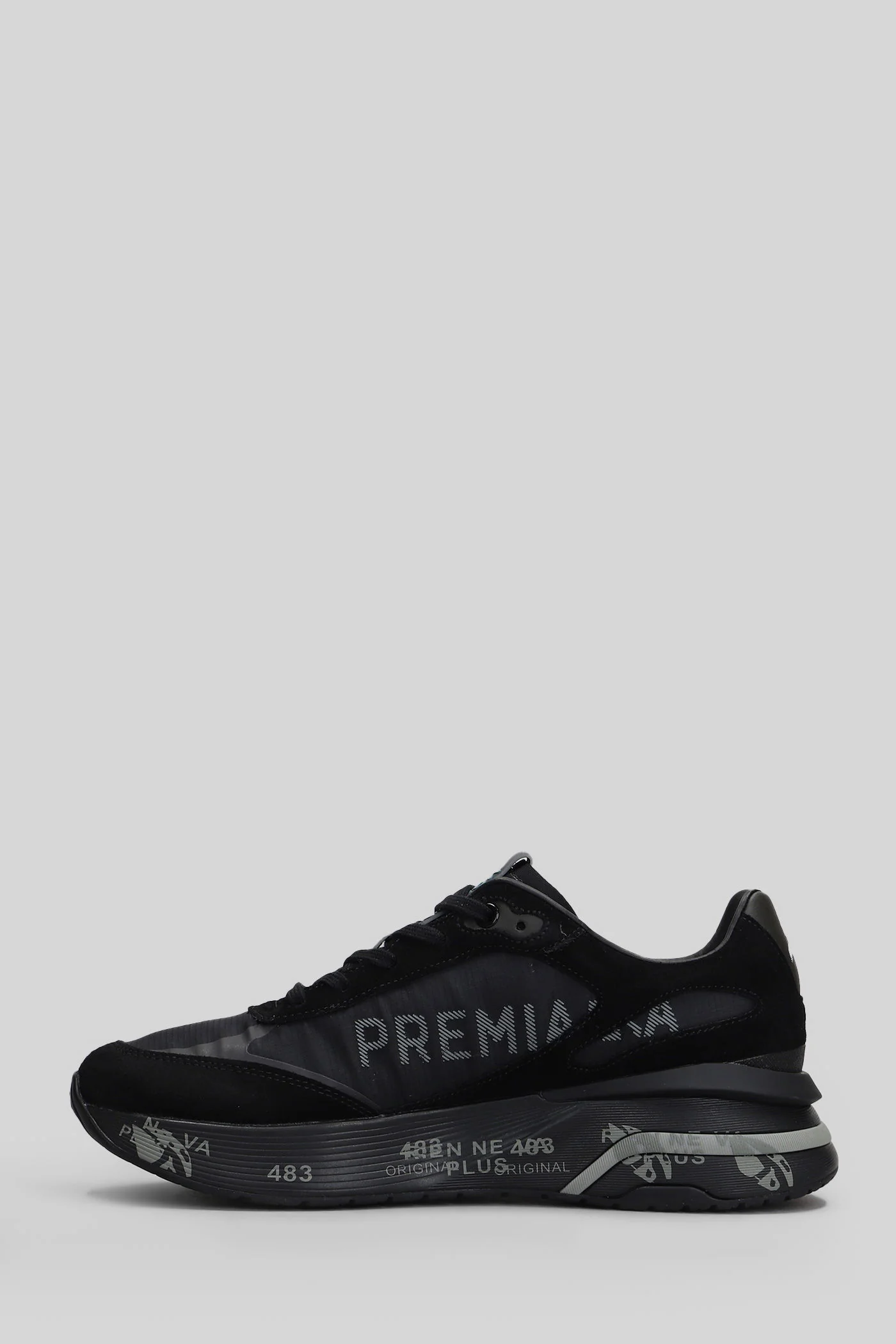 Moerun Sneakers in black Suede and fabric - Image 3
