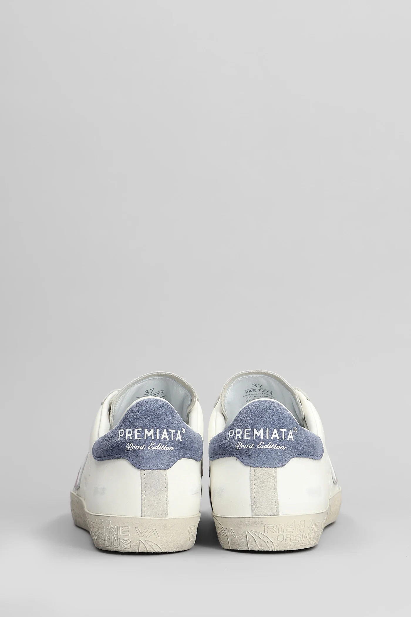 Steven Sneakers in white leather - Image 4