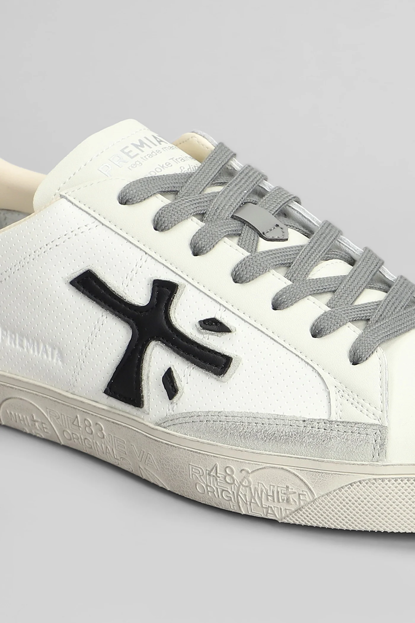 Steven Sneakers in white leather - Image 5
