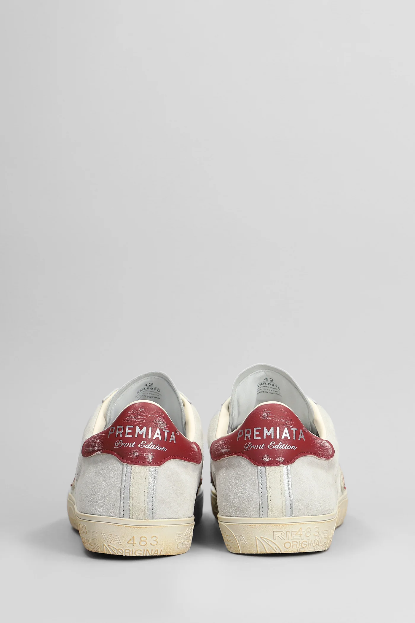 Steven Sneakers in white leather - Image 4