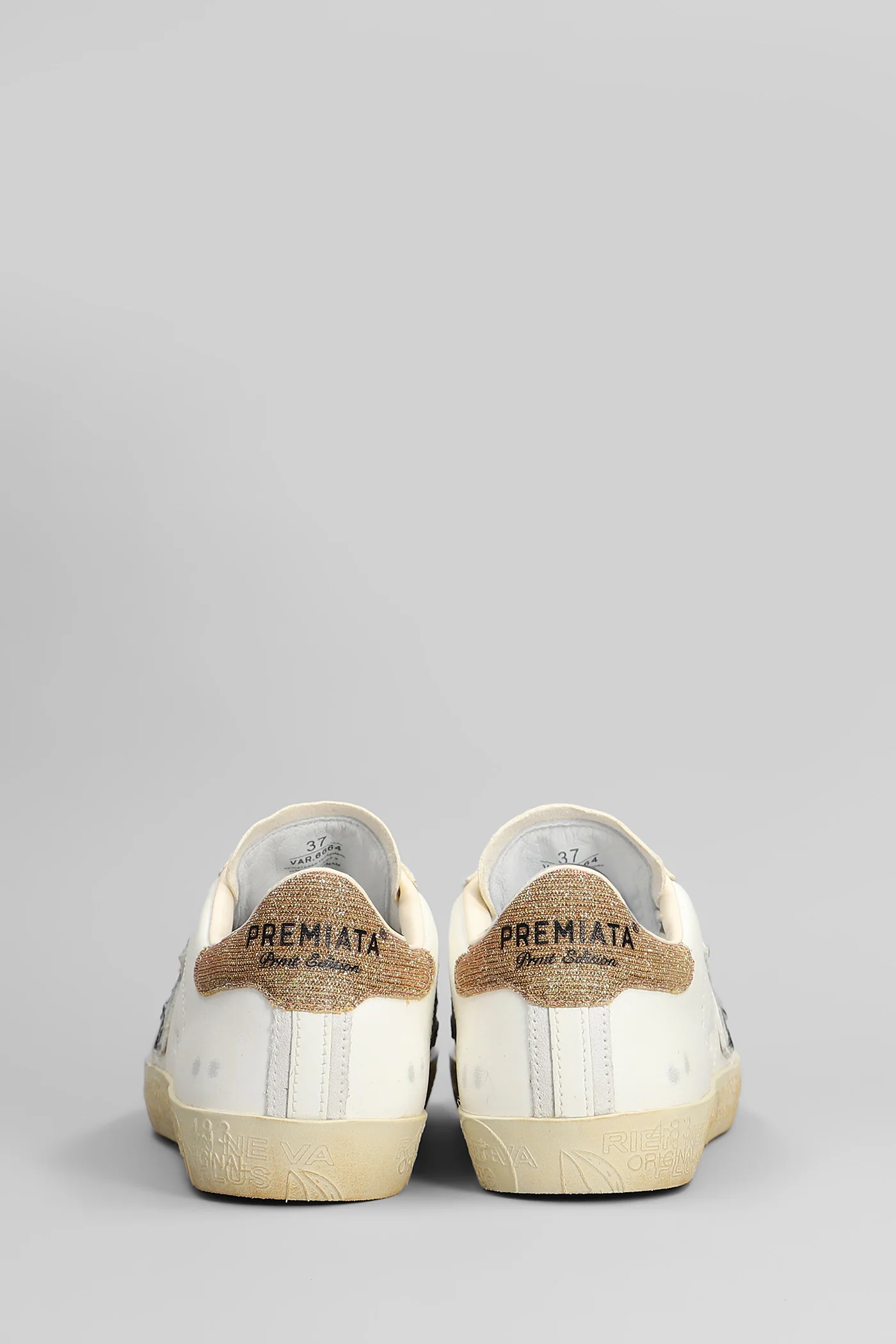 Steven Sneakers in white leather - Image 4