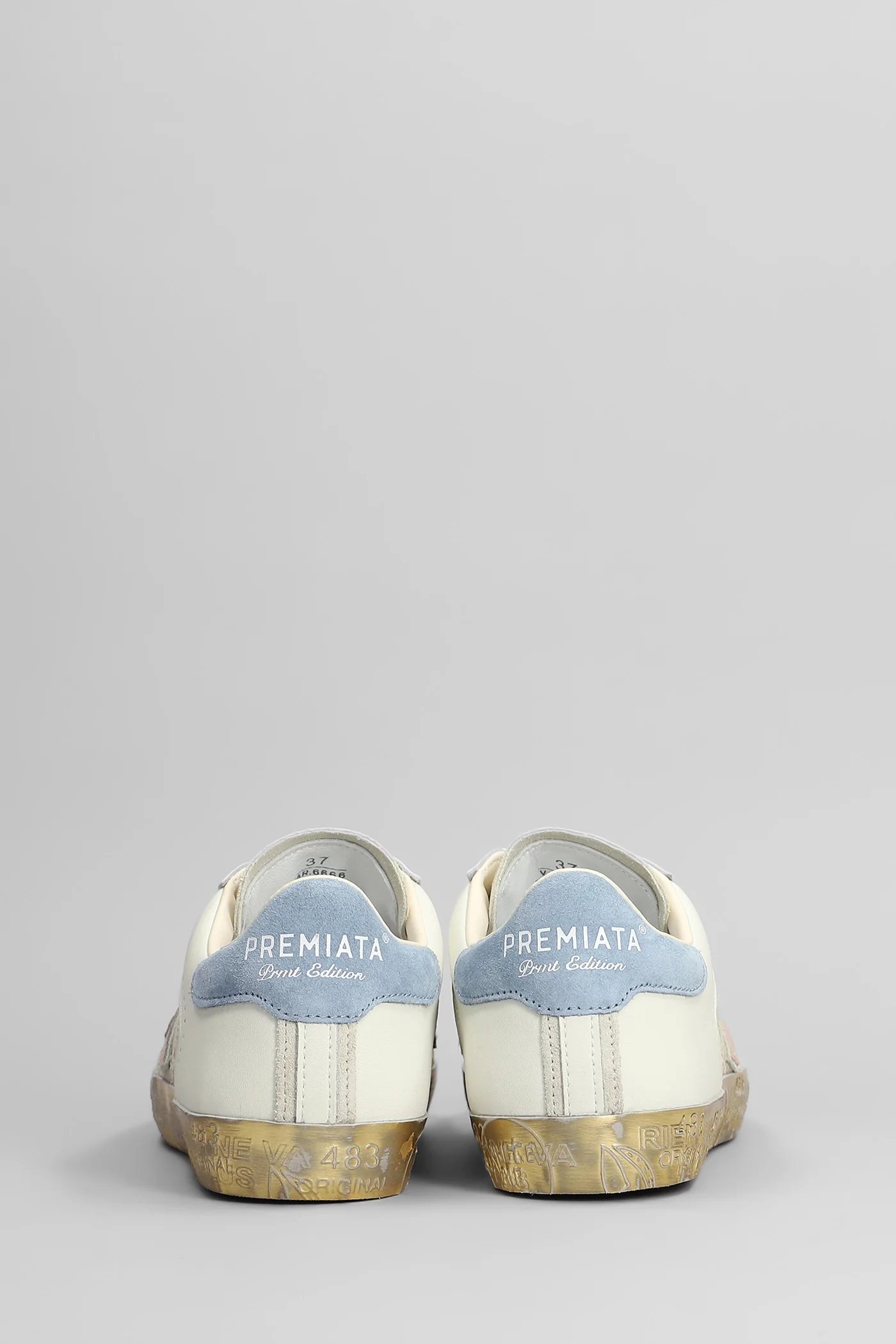 Steven Sneakers in white leather - Image 4